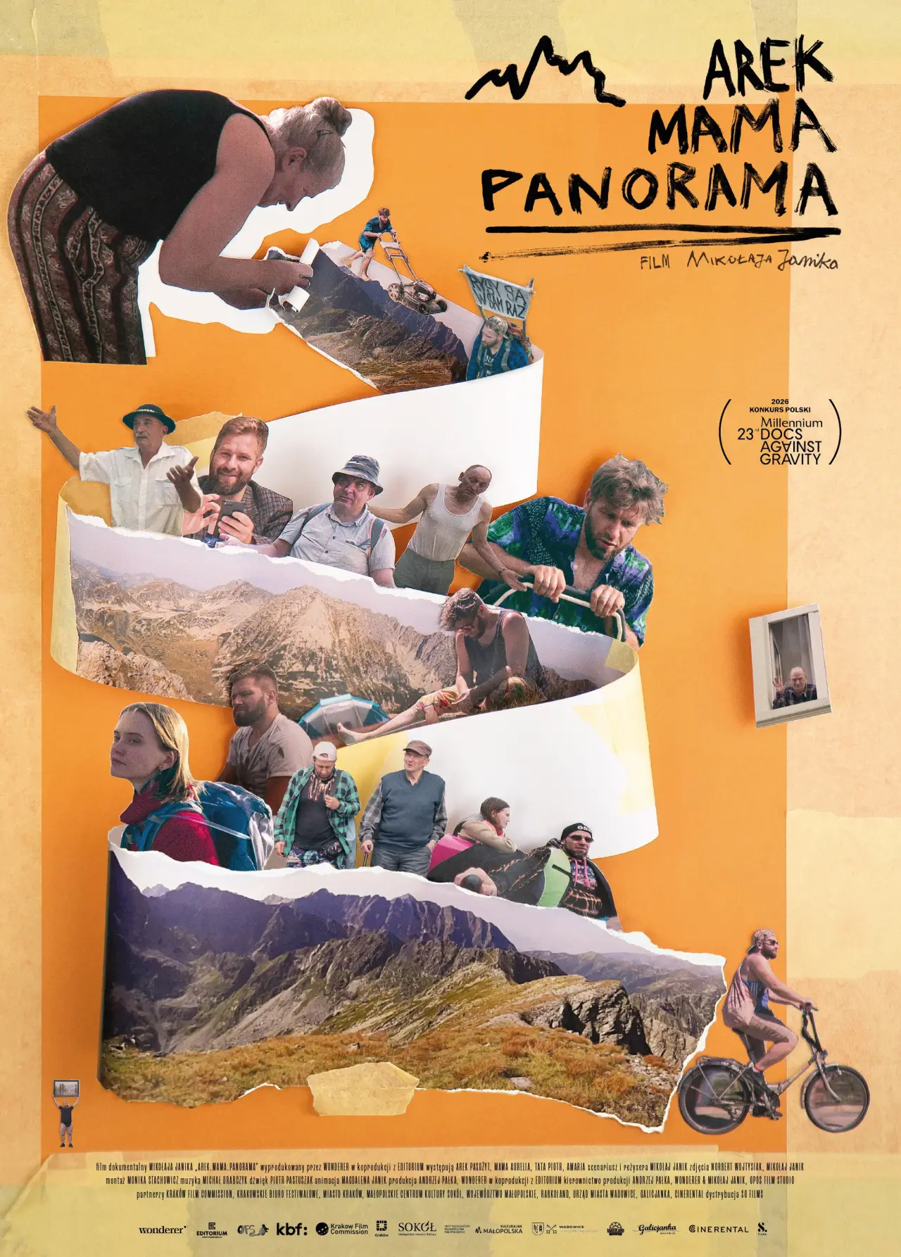 Plakat filmowy "Arek.Mama.Panorama"