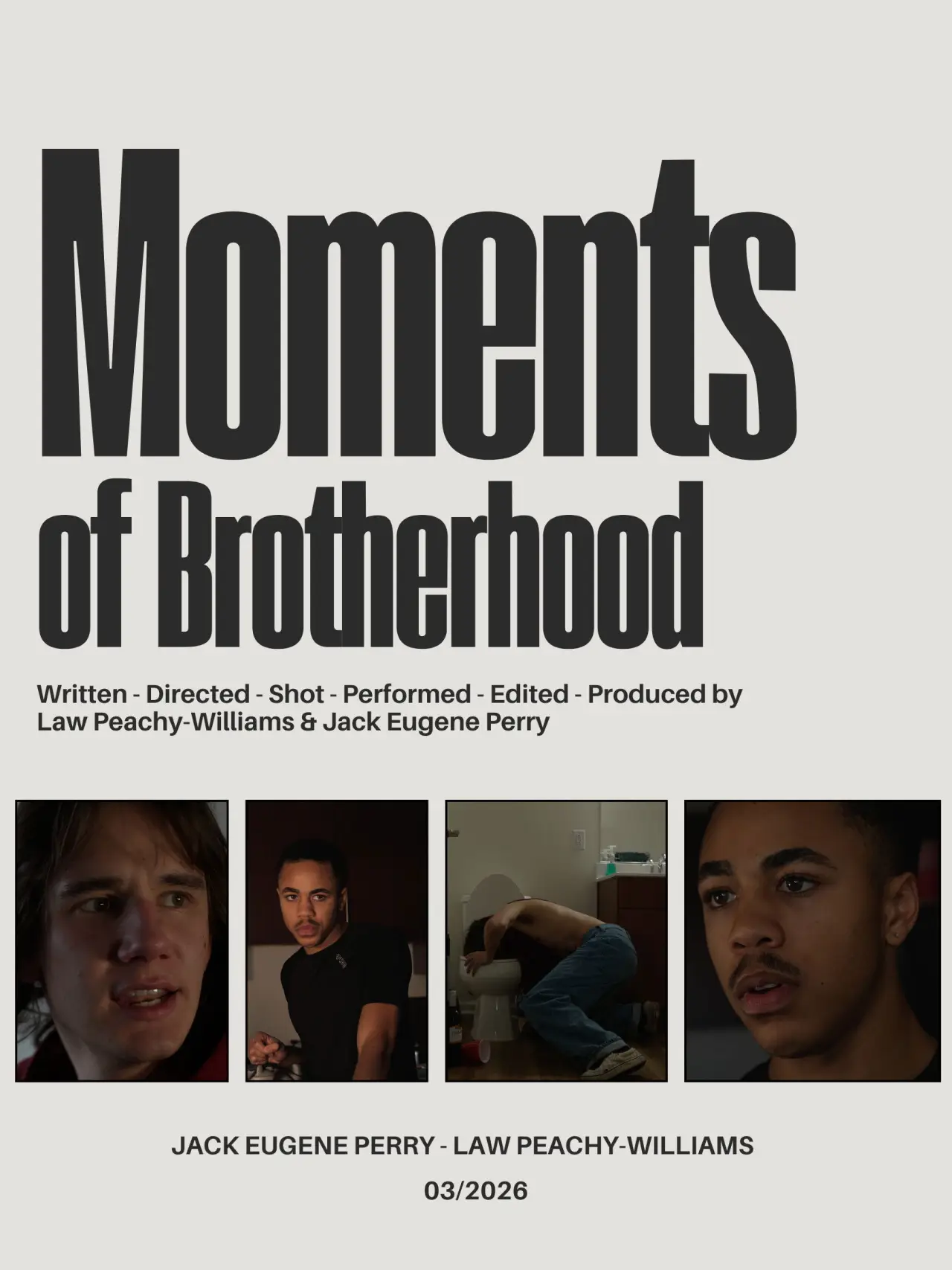 Plakat filmowy "Moments of Brotherhood"