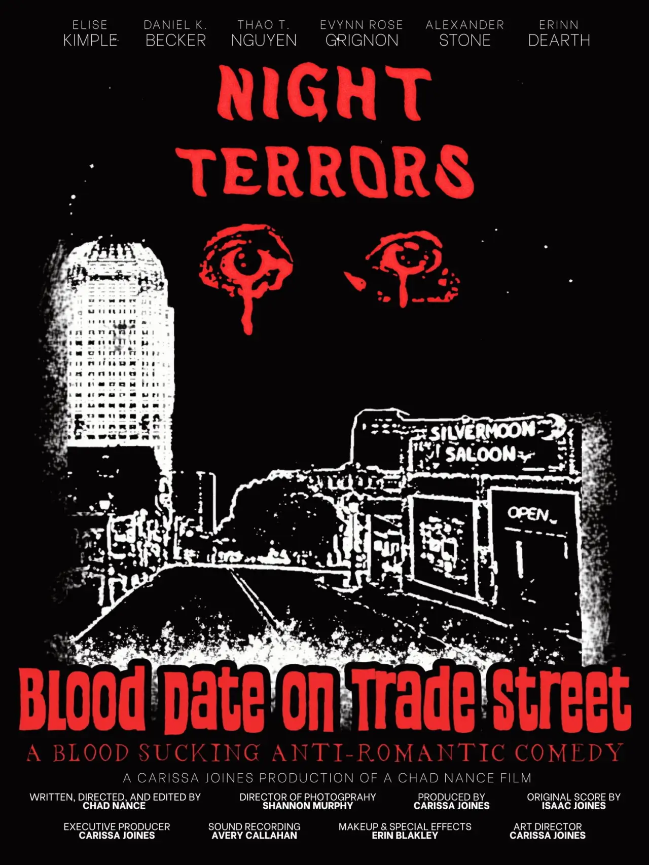 Plakat filmowy "Night Terrors: Blood Date on Trade Street"