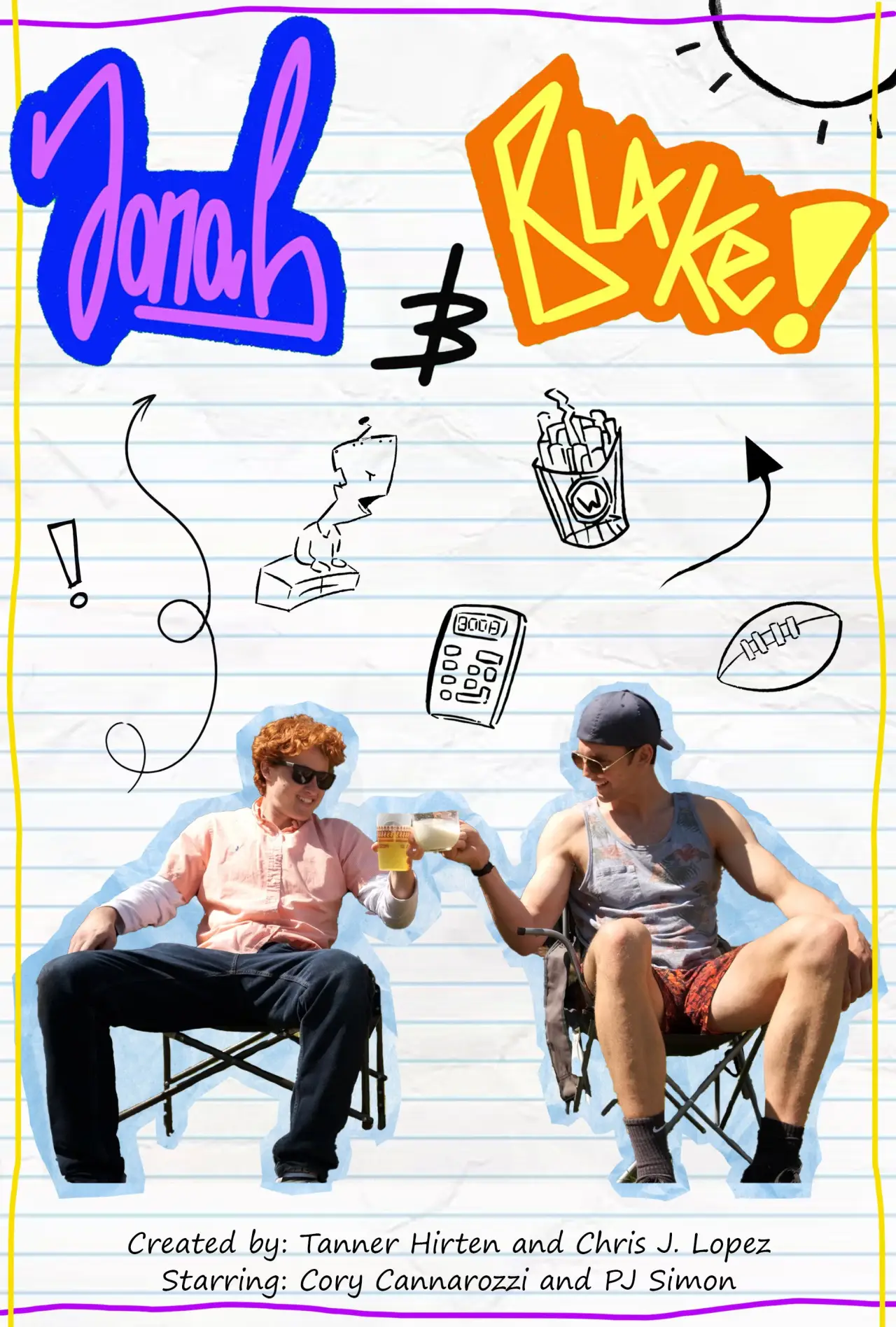 Plakat filmowy "Jonah and Blake in: Dude, We Killed Our Mom!"