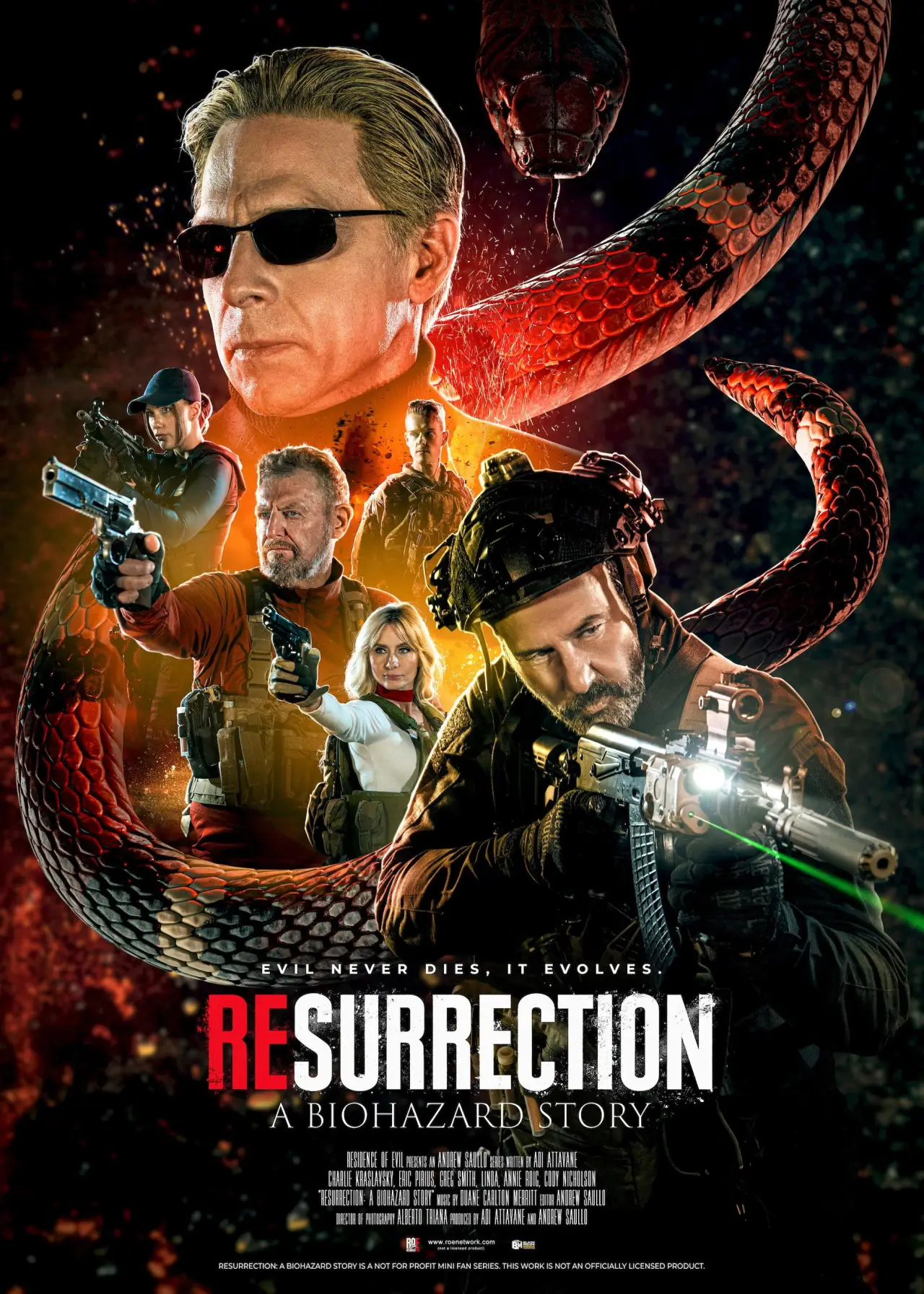 Plakat filmowy "Resurrection: A Biohazard Story"