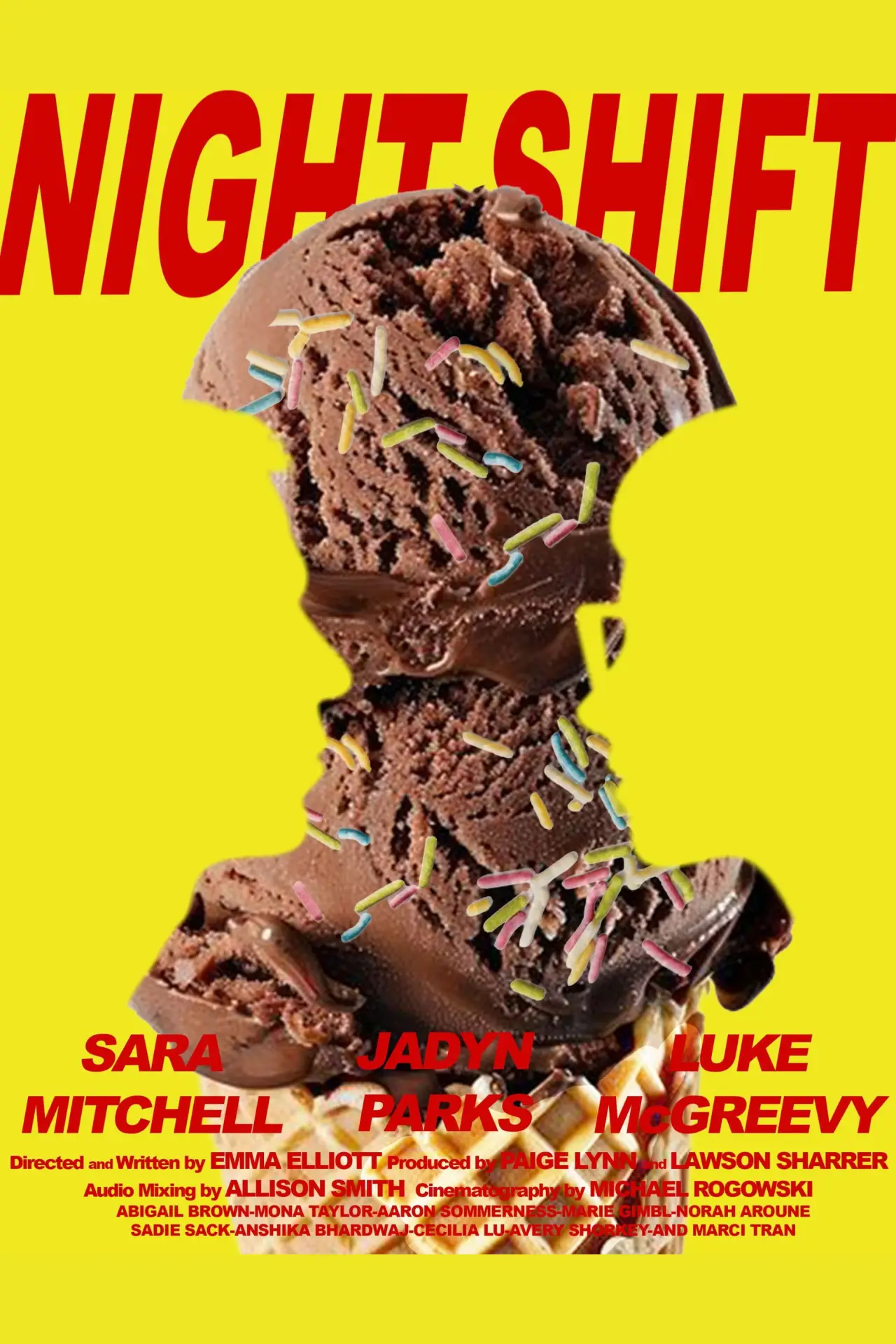 Plakat filmowy "Night Shift"
