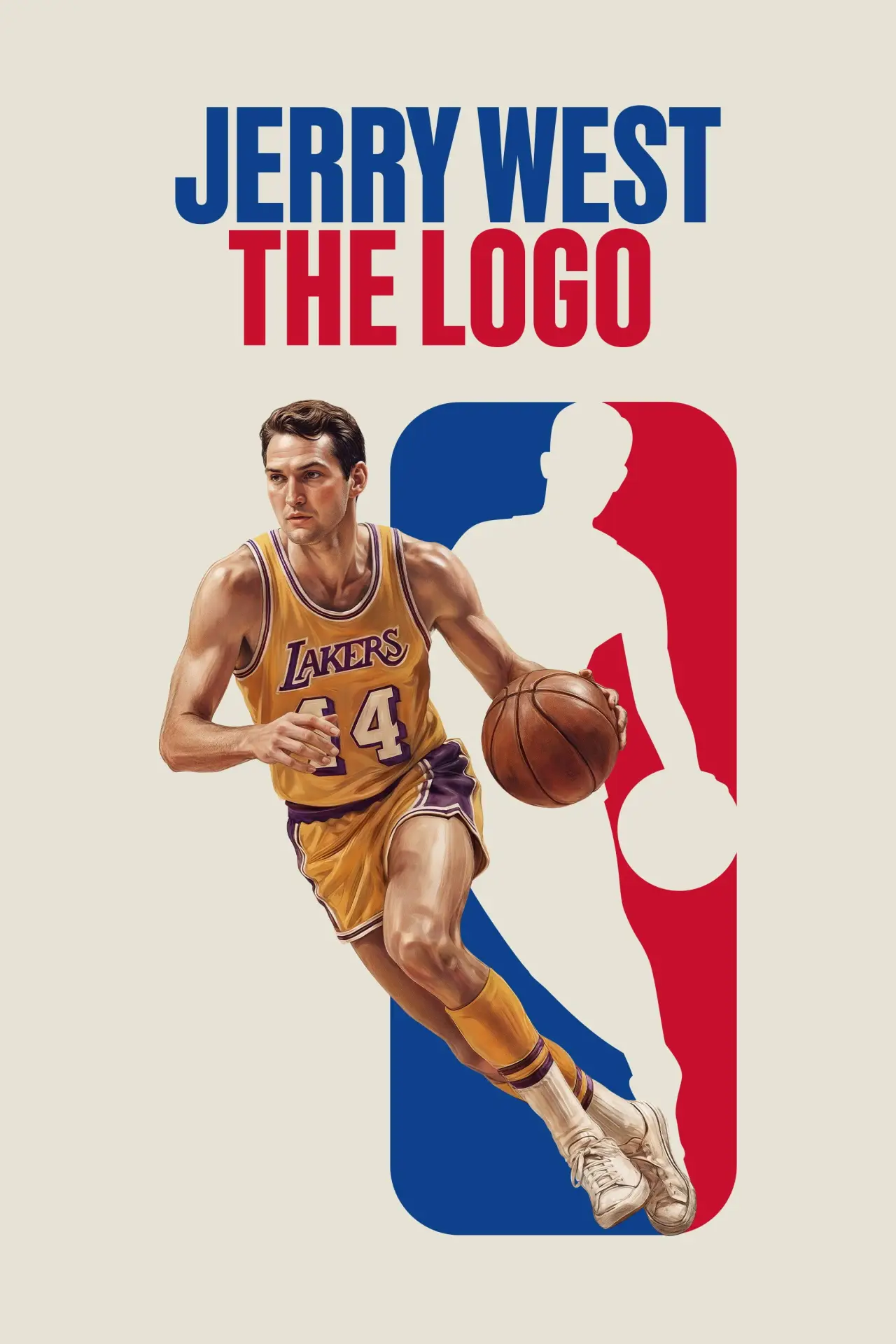 Plakat filmowy "Jerry West: The Logo"