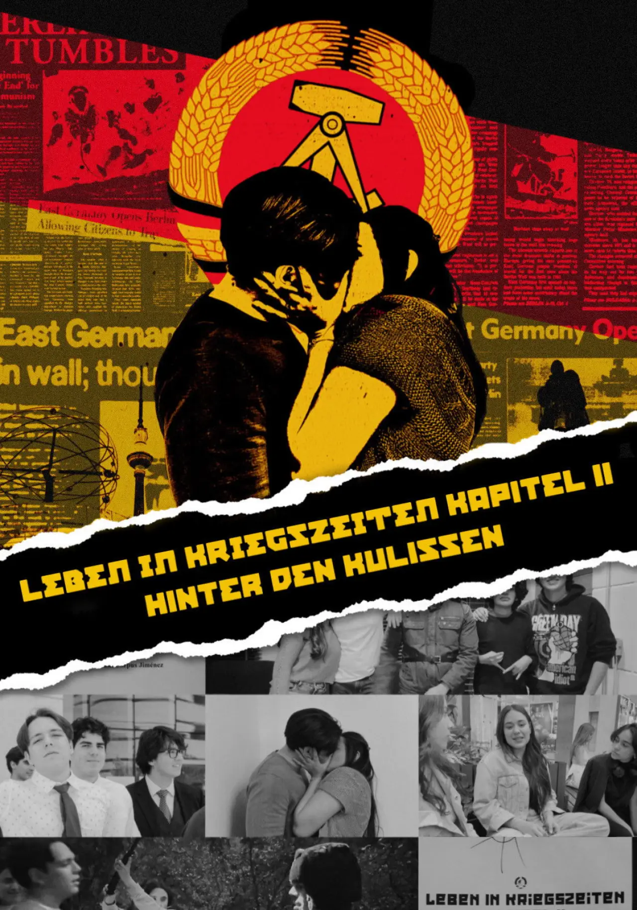 Plakat filmowy "LEBEN IN KRIEGSZEITEN : KAPITEL II Hinter den Kulissen"