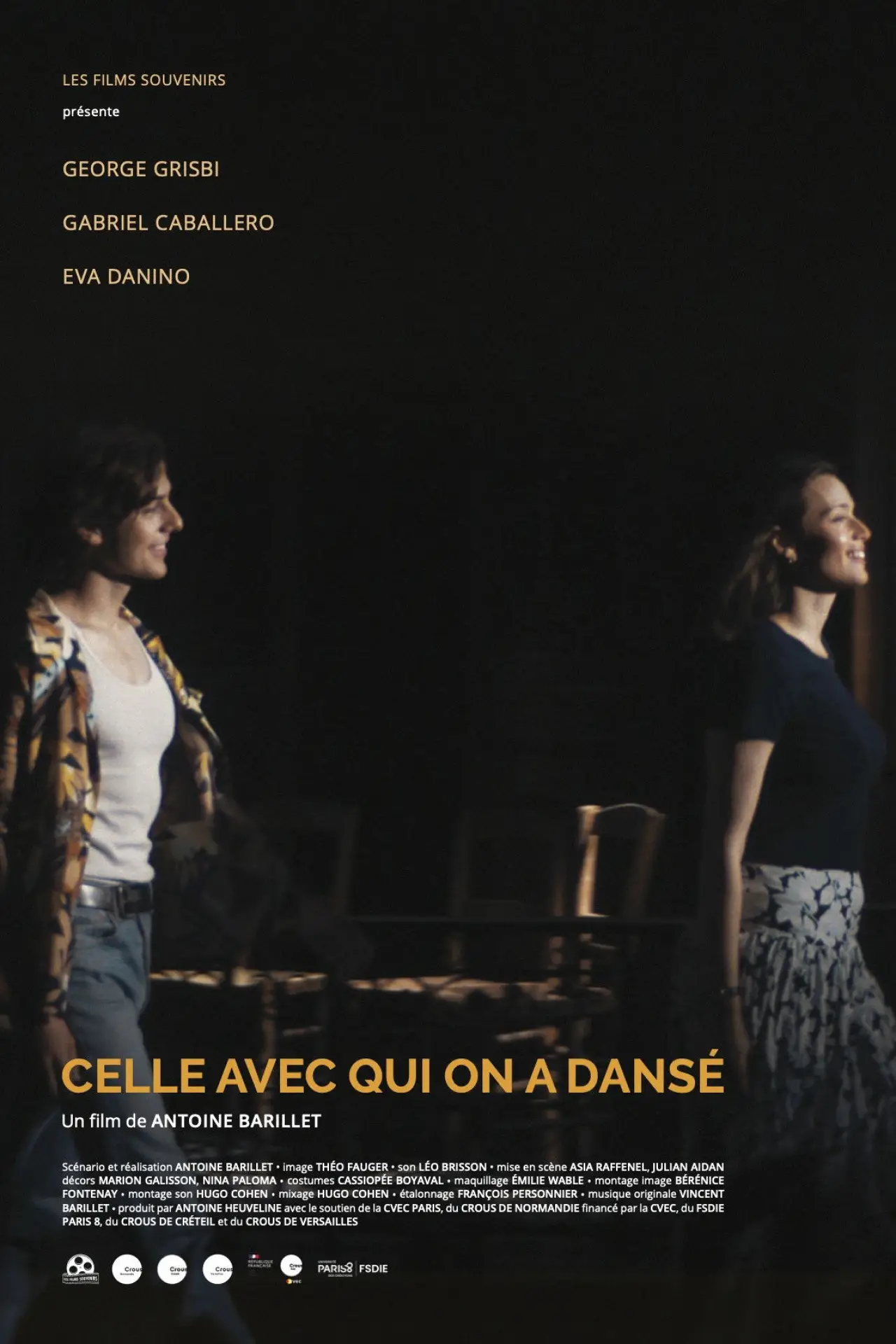 Plakat filmowy "Celle avec qui on a dansé"
