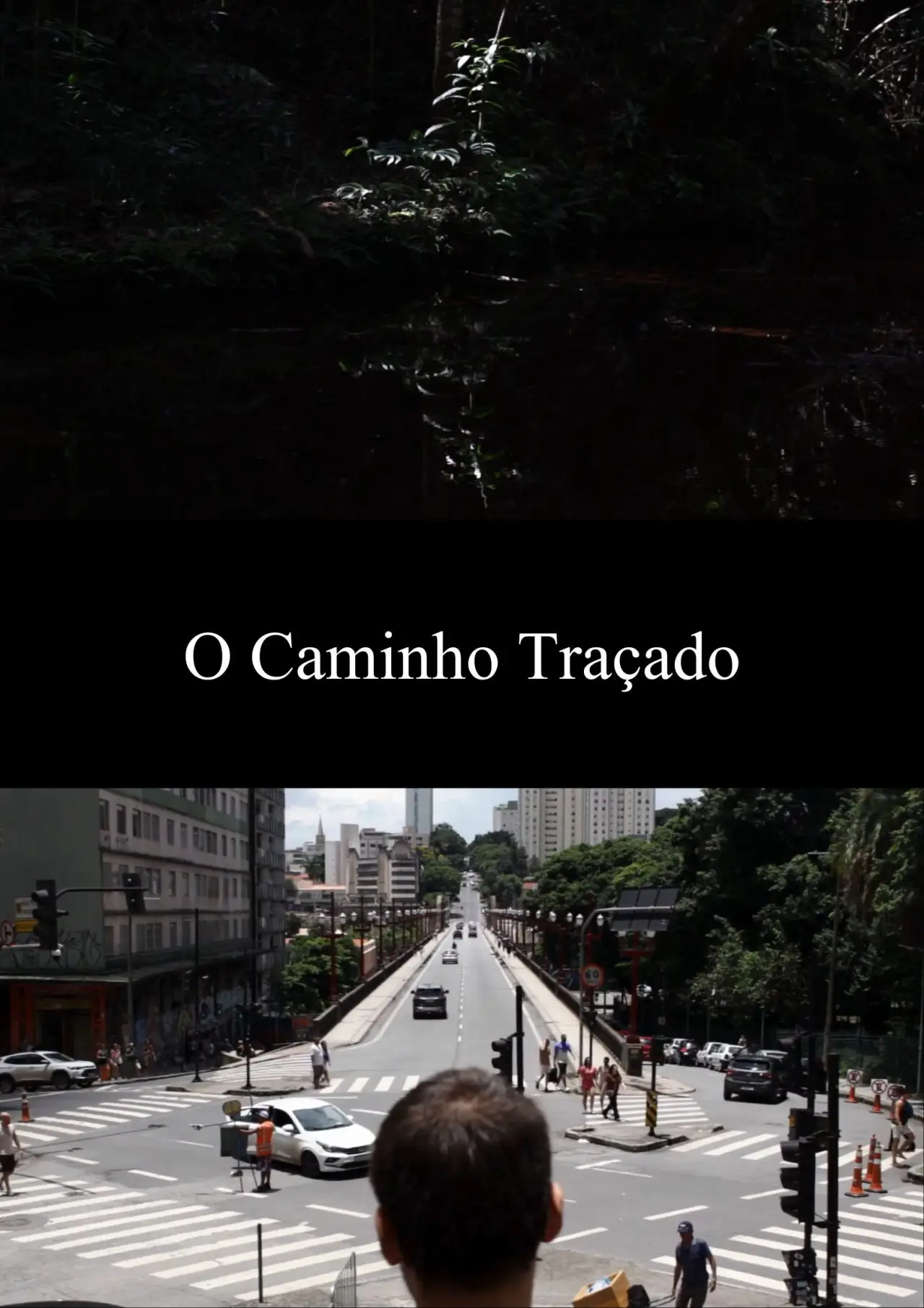 Plakat filmowy "O Caminho Traçado"