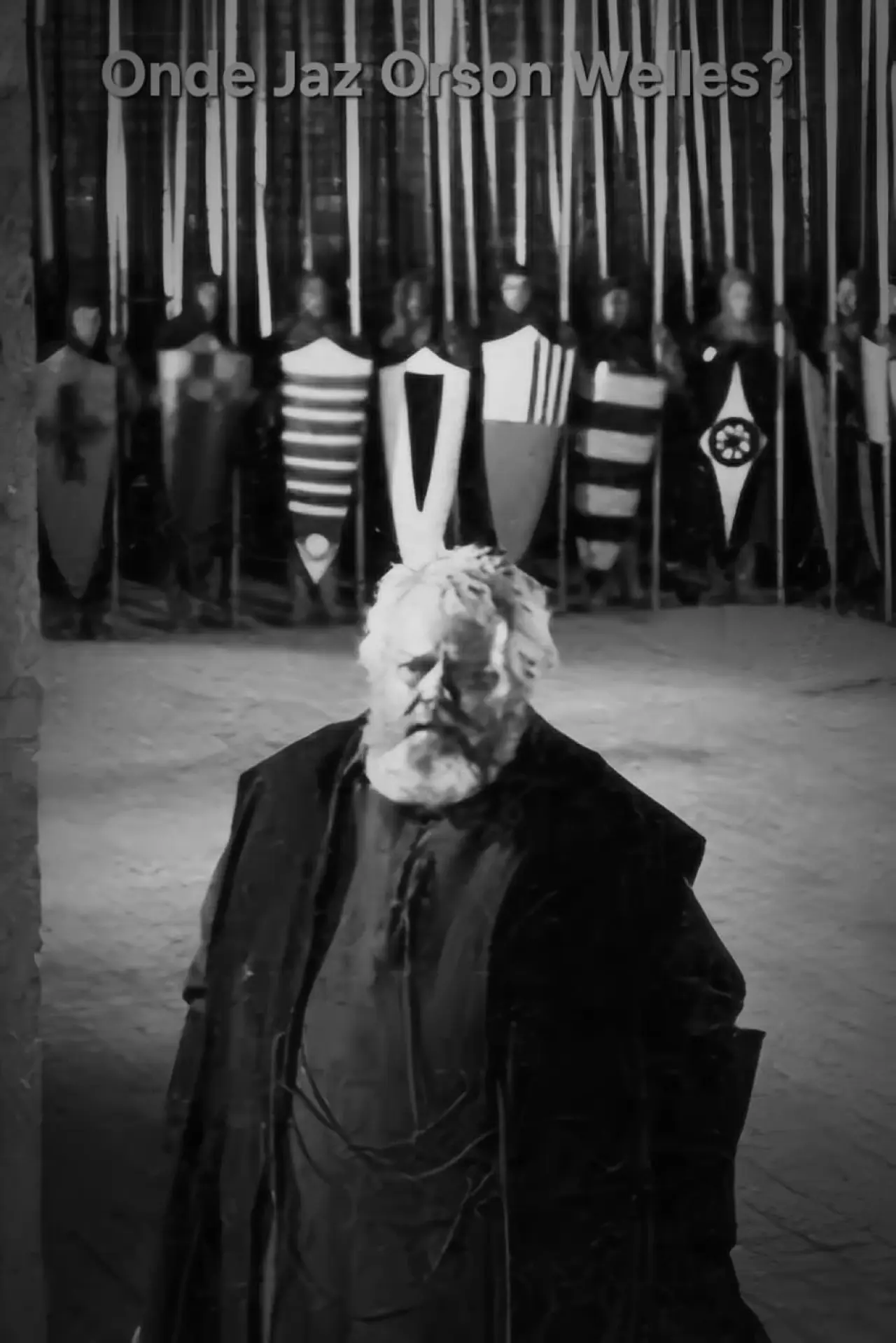 Plakat filmowy "Onde Jaz Orson Welles?"