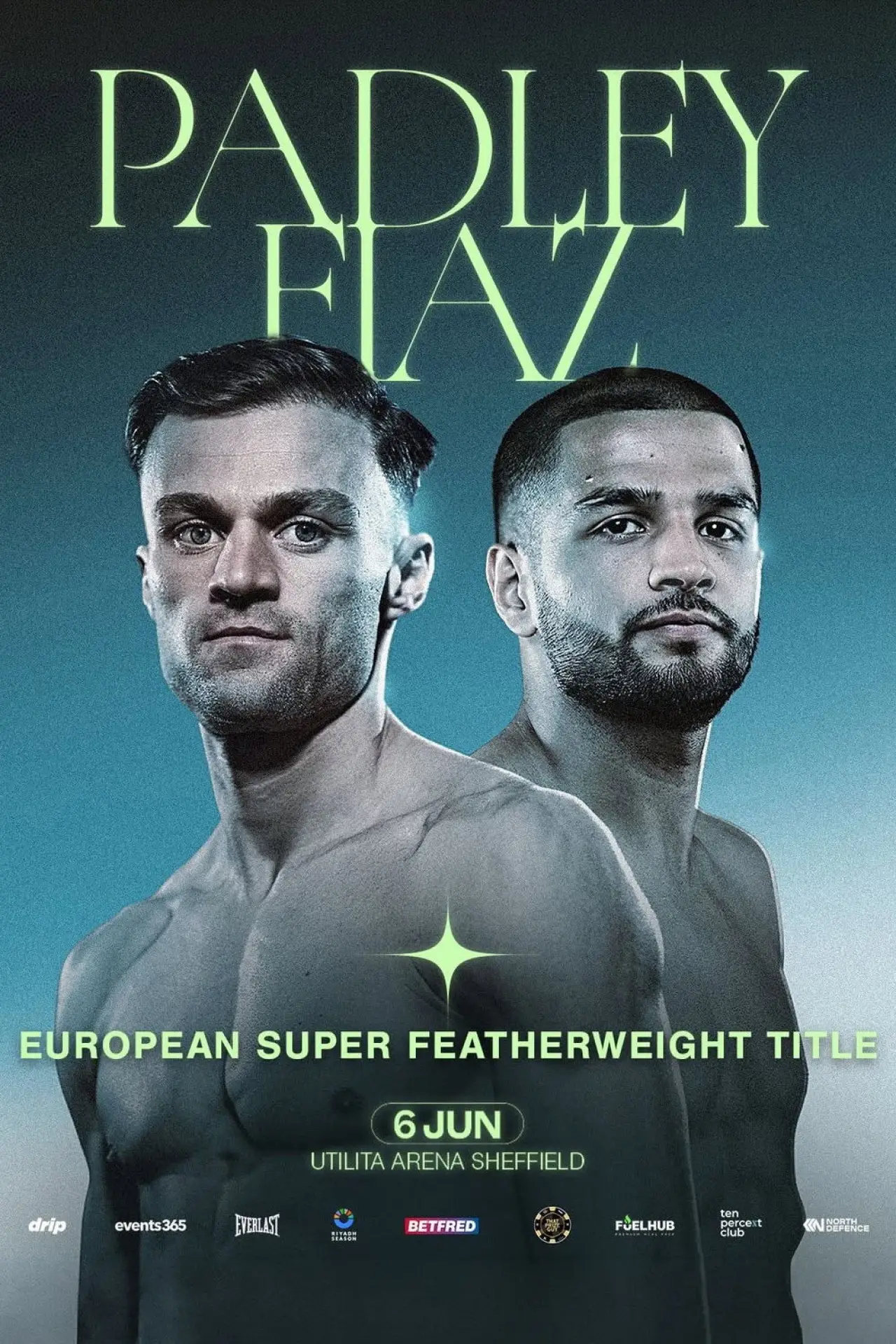 Plakat filmowy "Josh Padley vs. Aqib Fiaz"