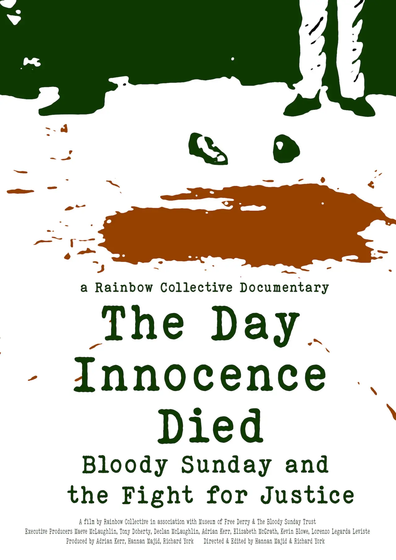 Plakat filmowy "The Day Innocence Died: Bloody Sunday and the Fight for Justice"