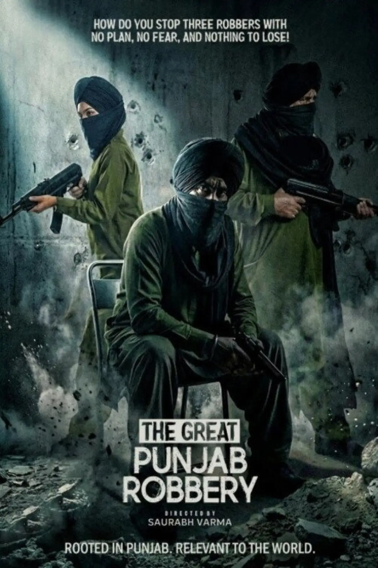 Plakat filmowy "The Great Punjab Robbery"