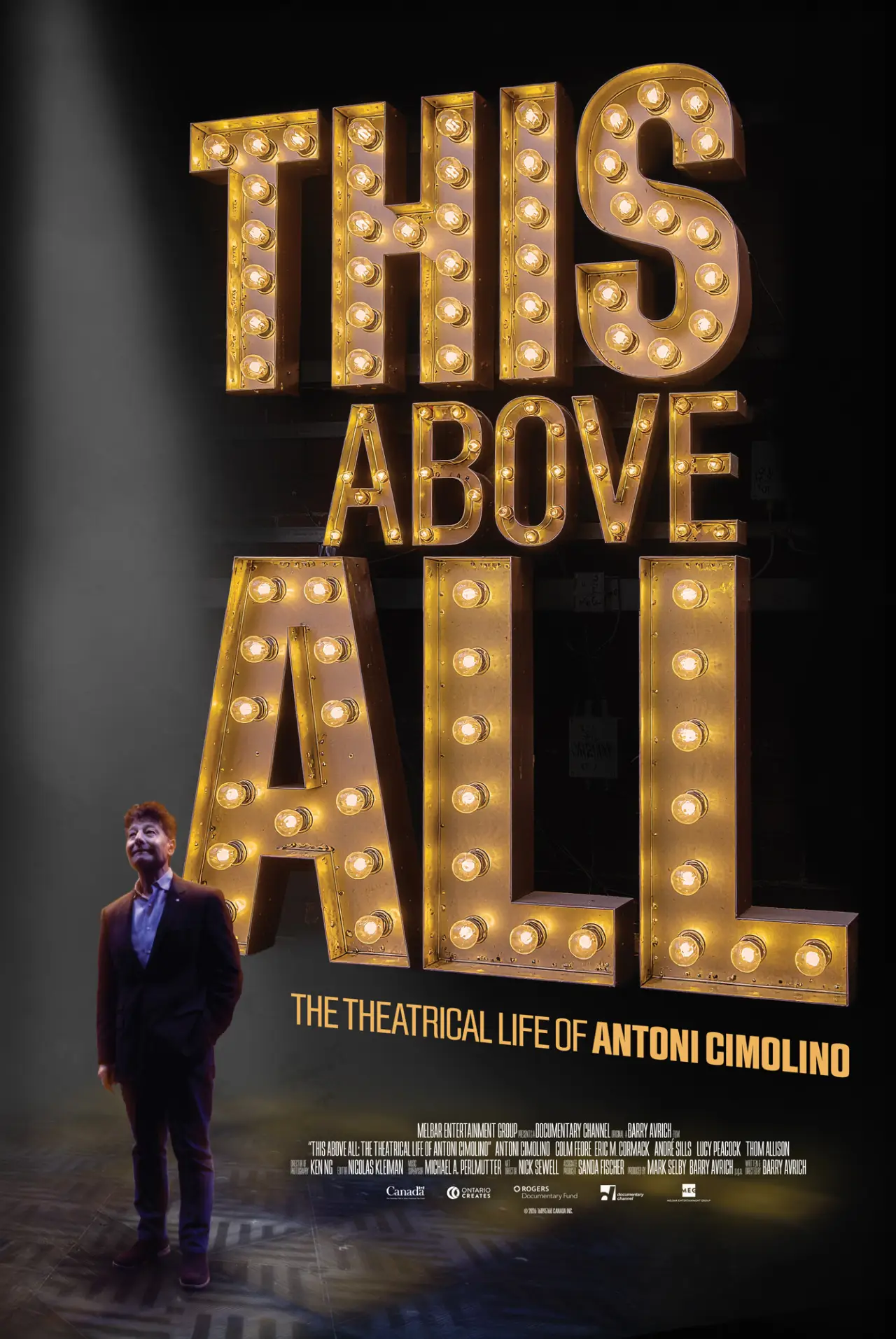 Plakat filmowy "This Above All: The Theatrical Life of Antoni Cimolino"