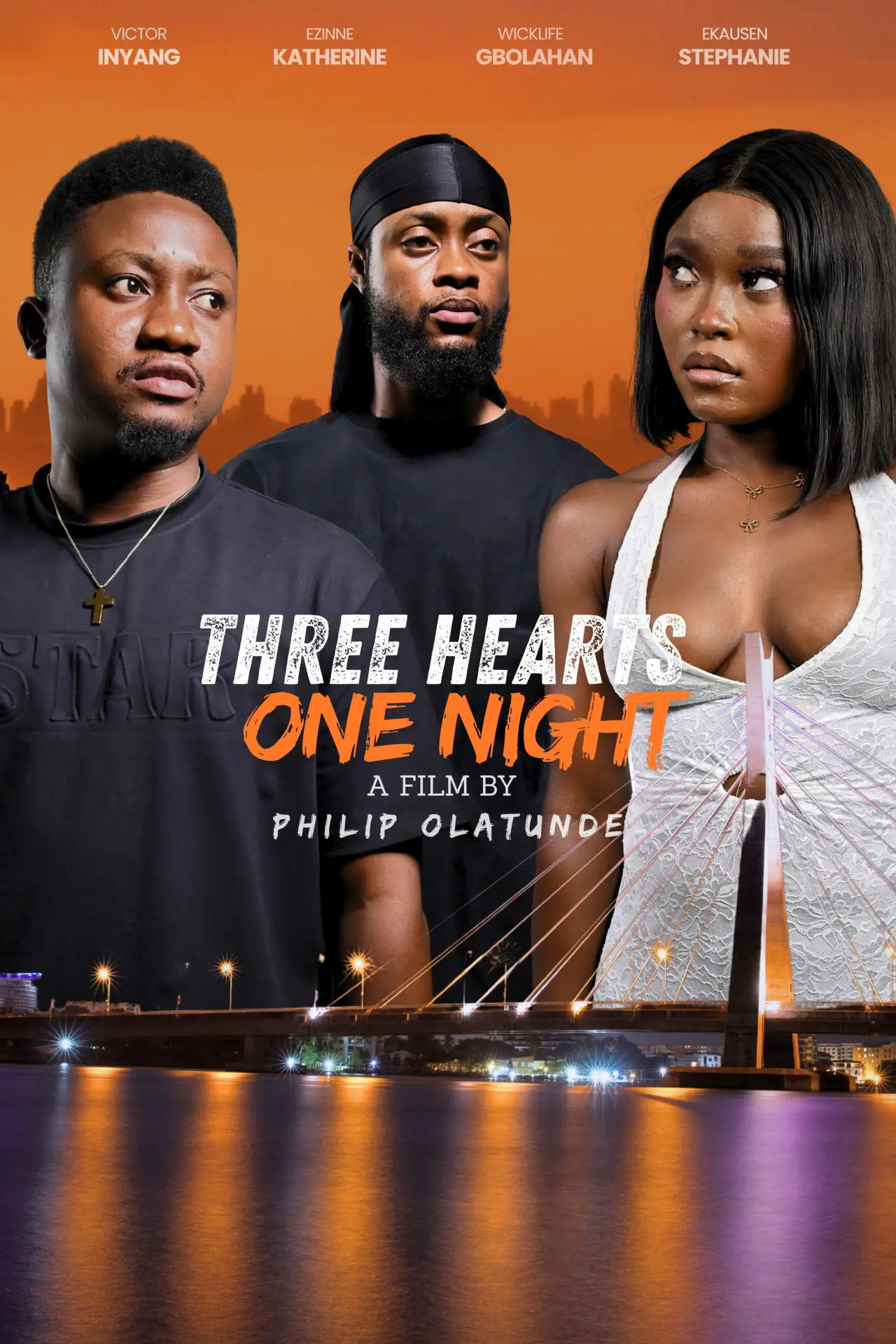 Plakat filmowy "Three Hearts One Night"