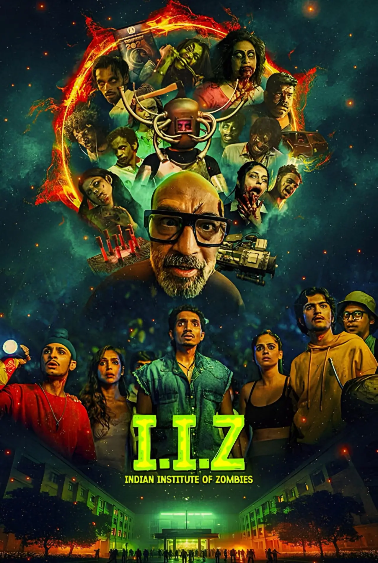 Plakat filmowy "Indian Institute of Zombies"