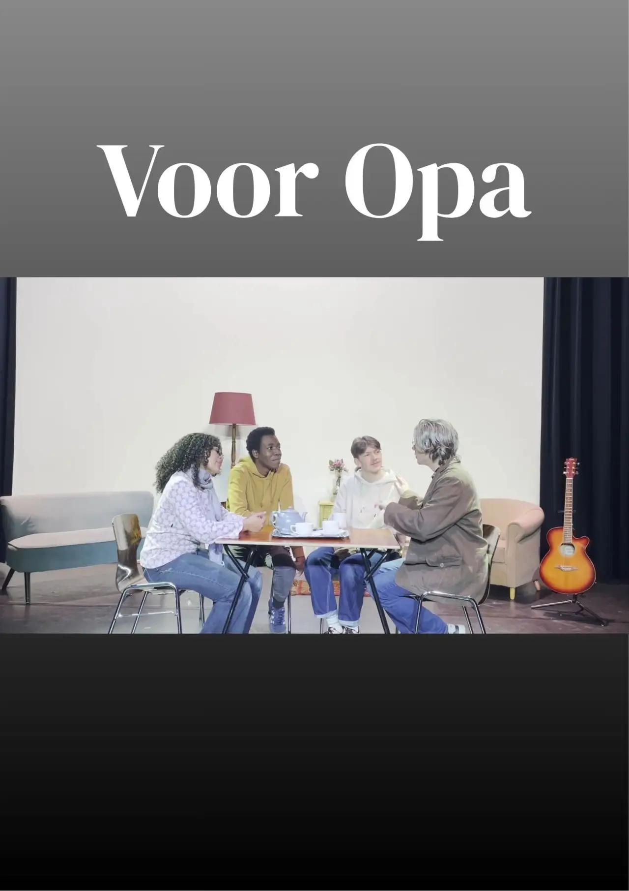 Plakat filmowy "Voor Opa"