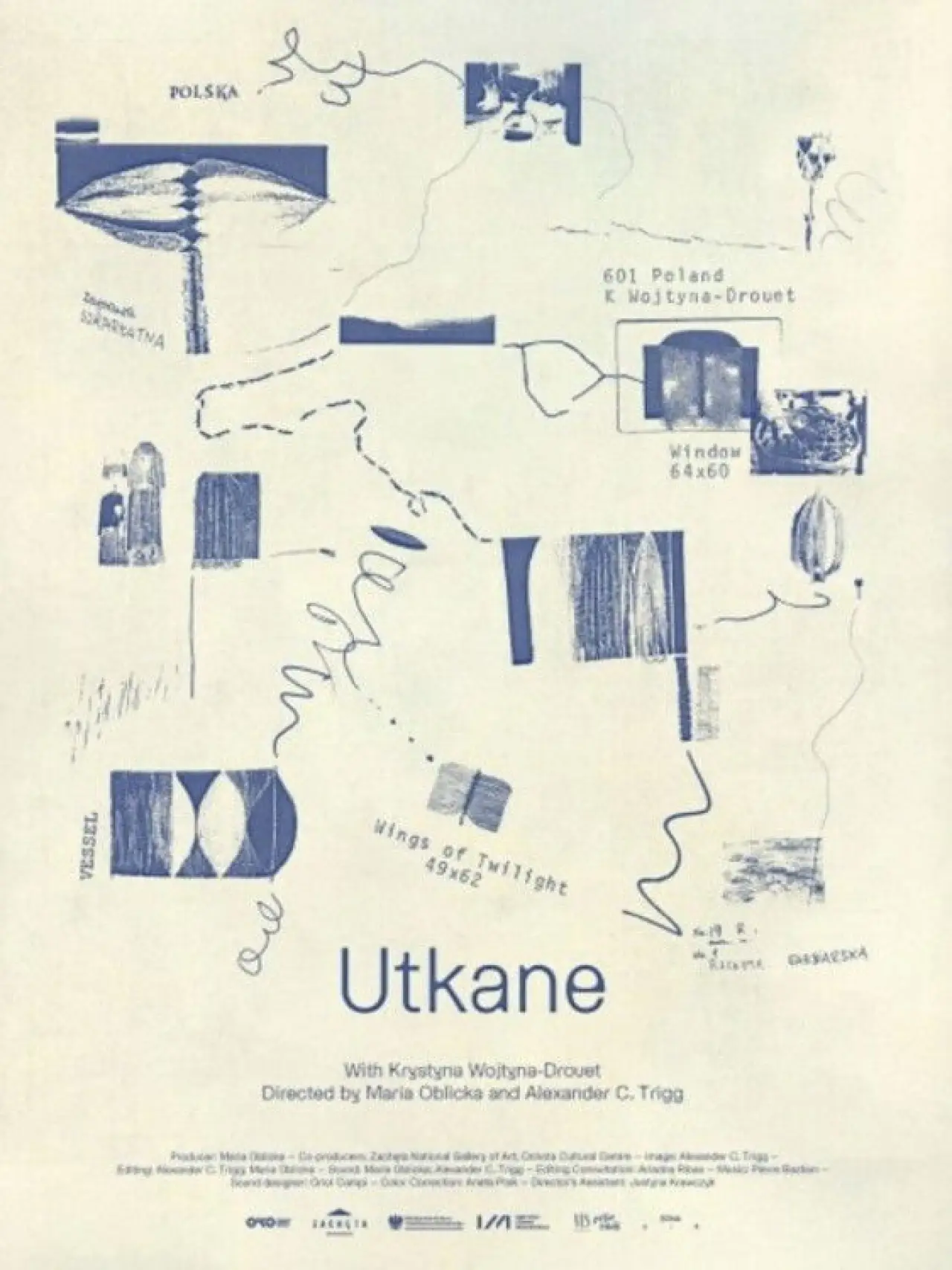 Plakat filmowy "Utkane"