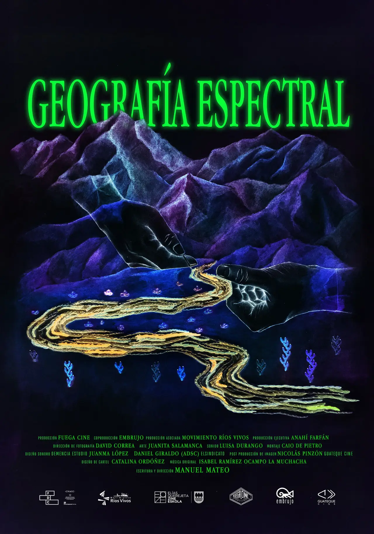 Plakat filmowy "Geografía Espectral"