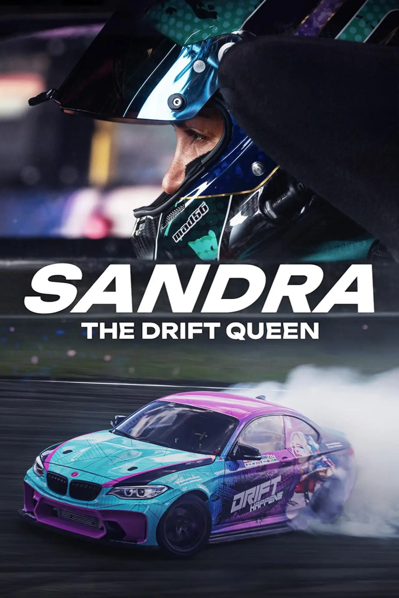 Plakat filmowy "Sandra: The Drift Queen"