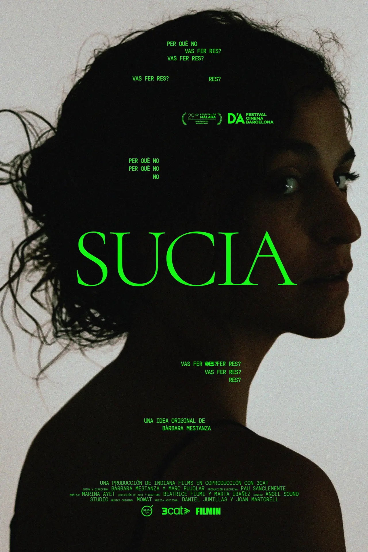 Plakat filmowy "Sucia. Per què no vas fer res?"