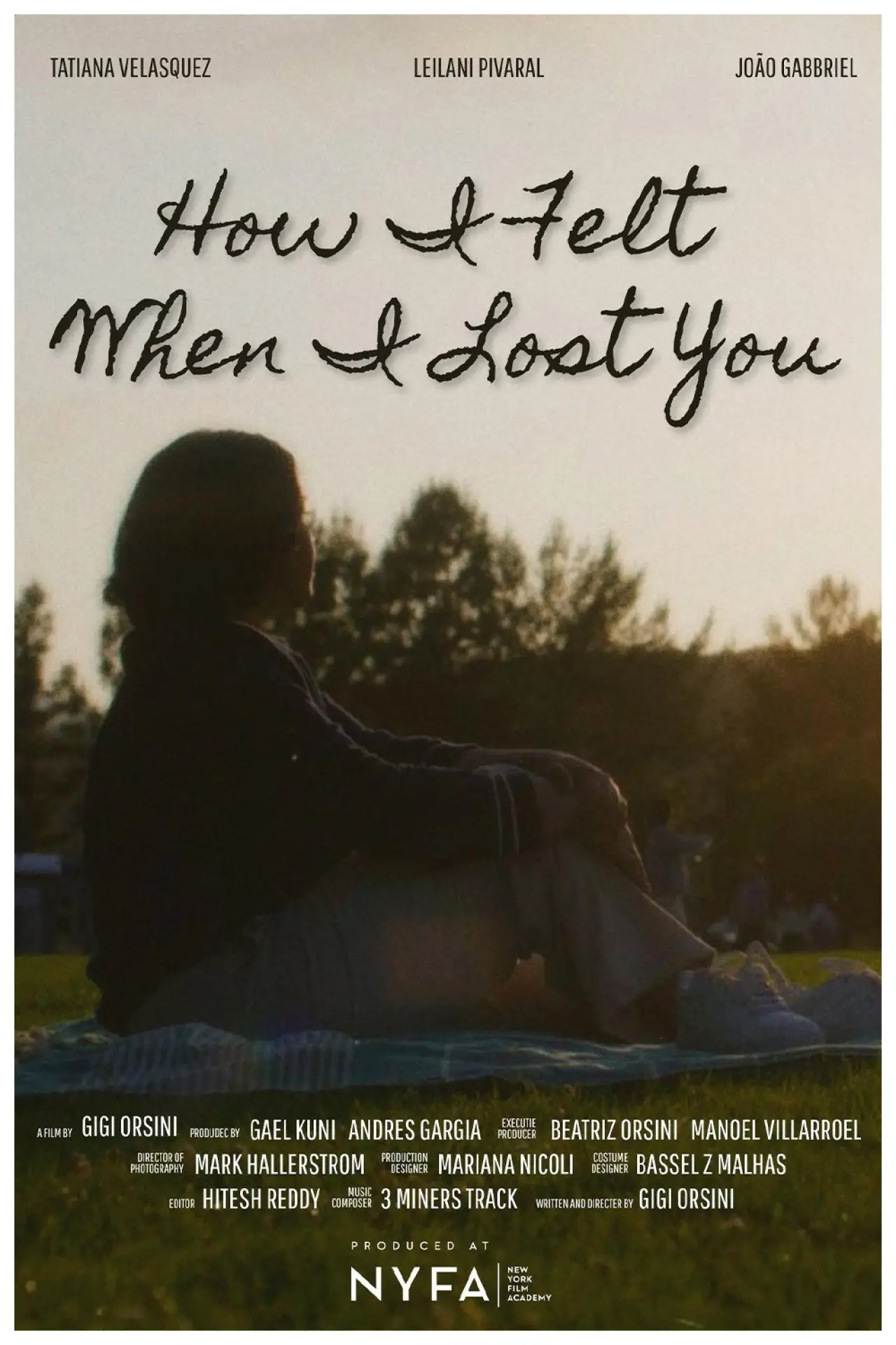 Plakat filmowy "How I Felt When I Lost You"