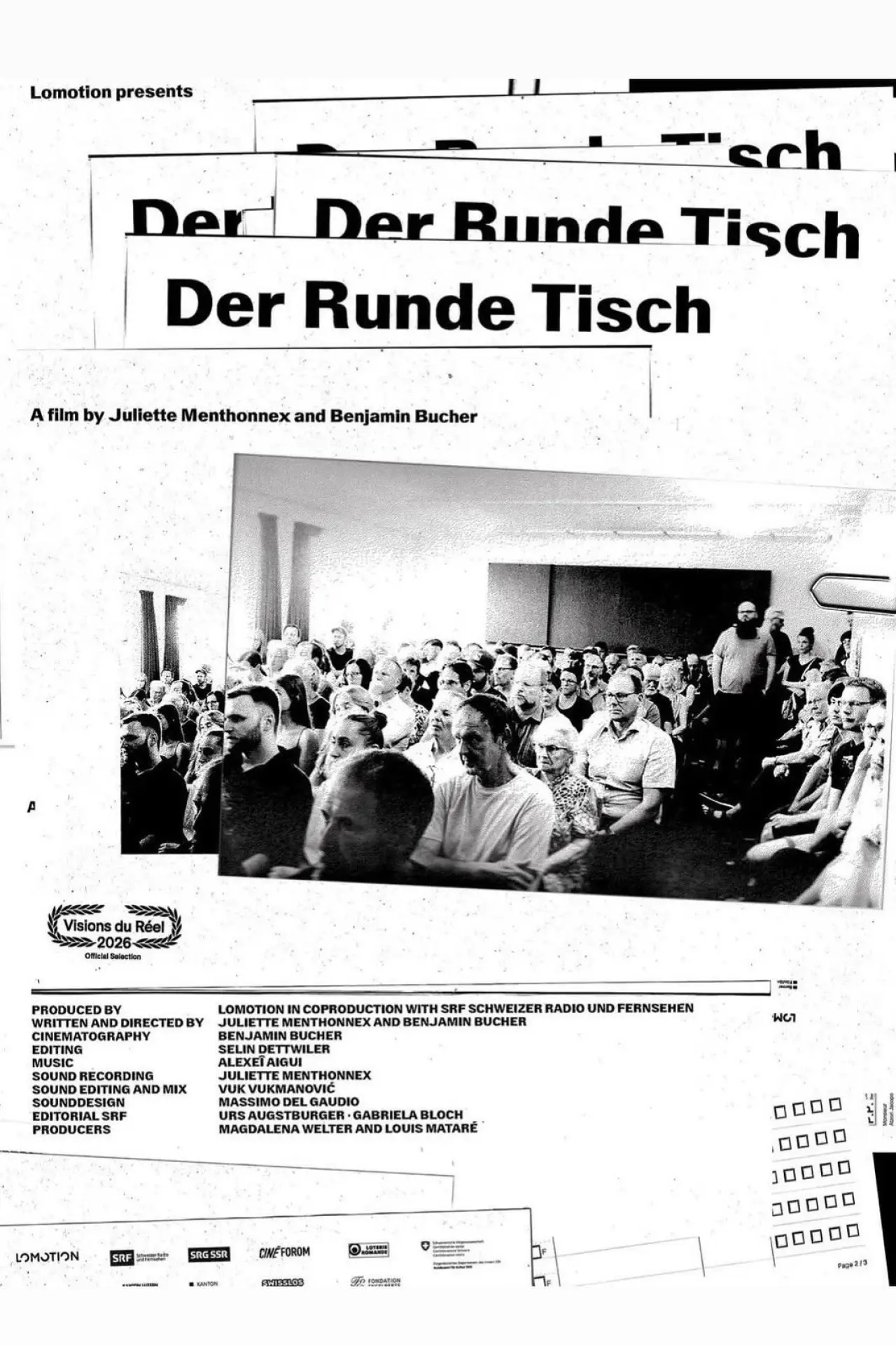 Plakat filmowy "Der Runde Tisch"