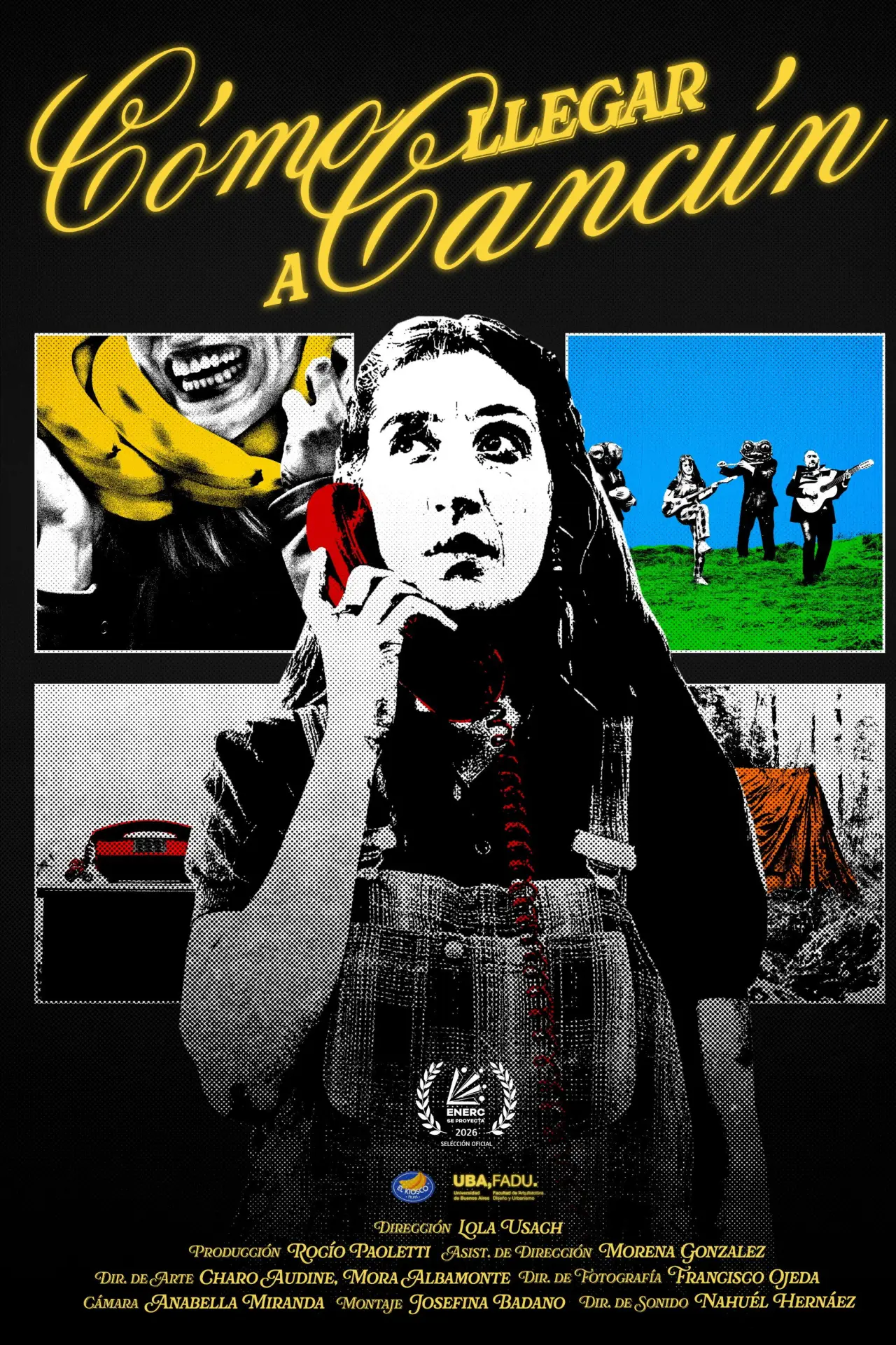 Plakat filmowy "Cómo llegar a Cancún"