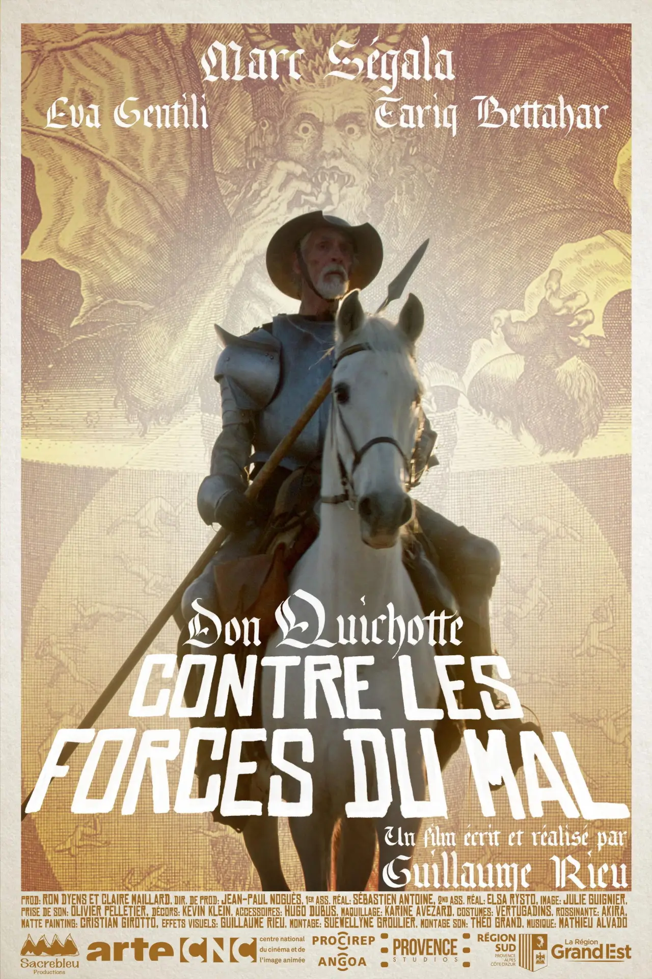 Plakat filmowy "Don Quichotte contre les forces du mal"