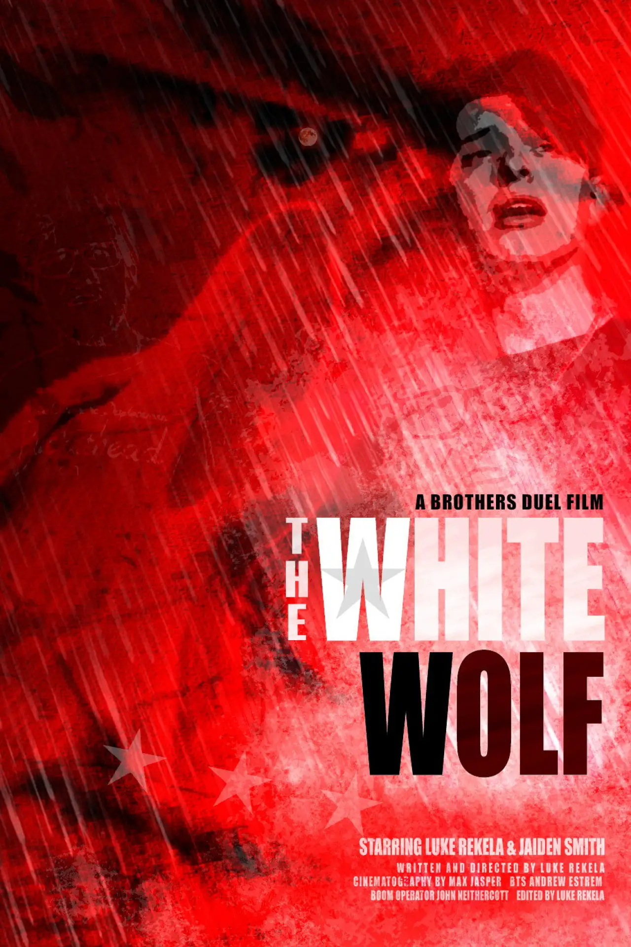 Plakat filmowy "The White Wolf"