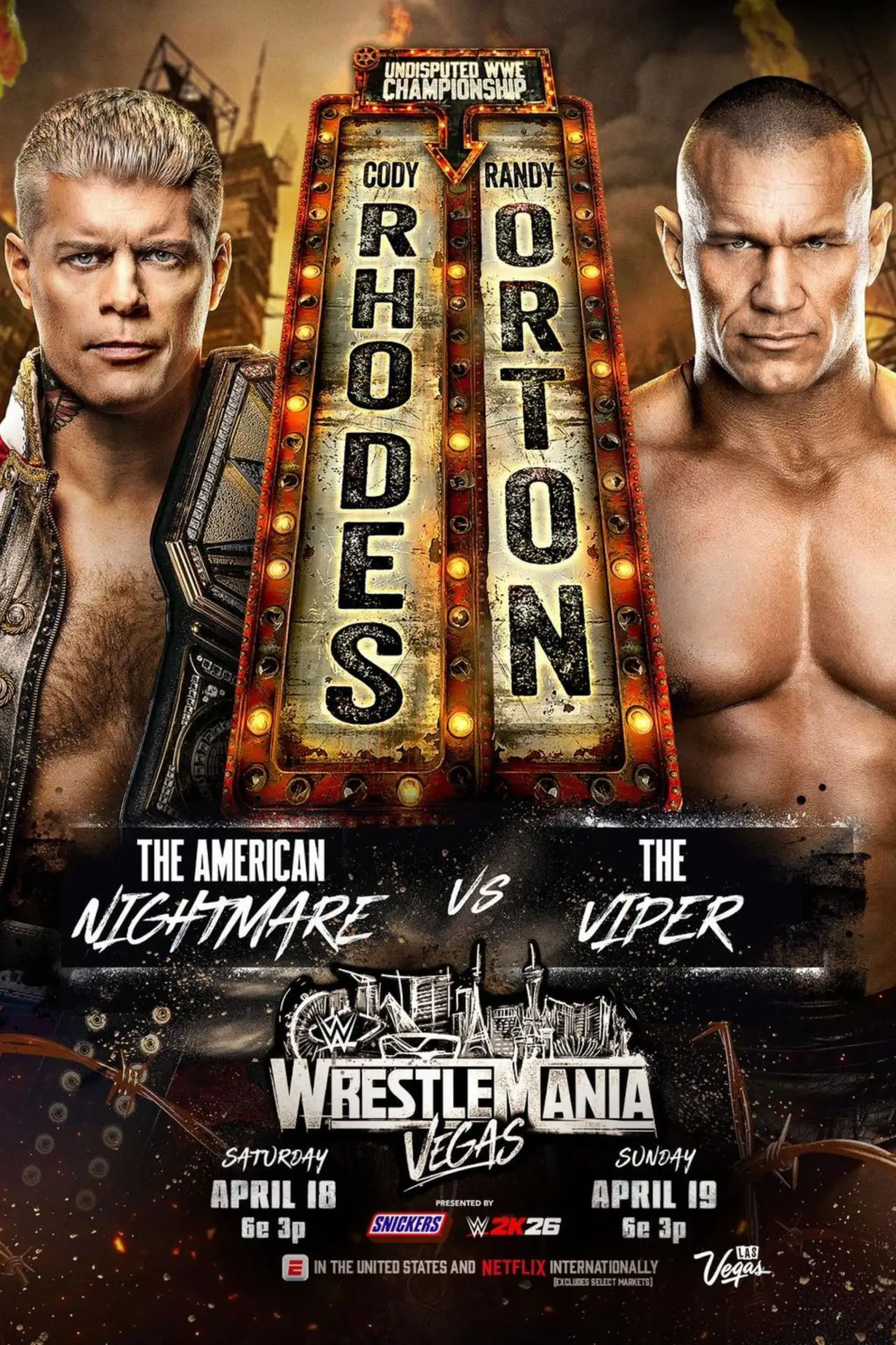 Plakat filmowy "WWE WrestleMania 42 - Saturday"