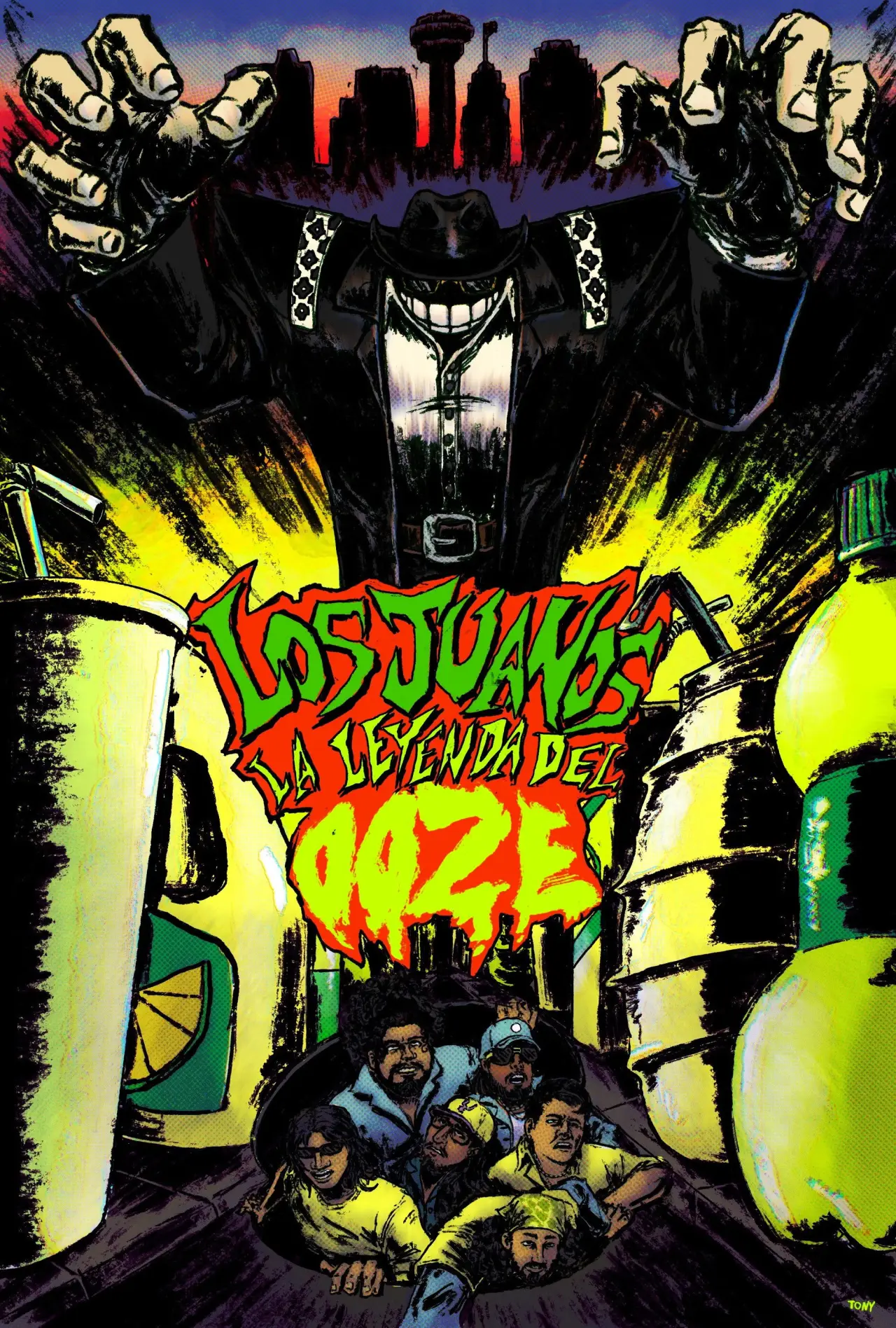 Plakat filmowy "Los Juanos: La Leyenda Del Ooze"