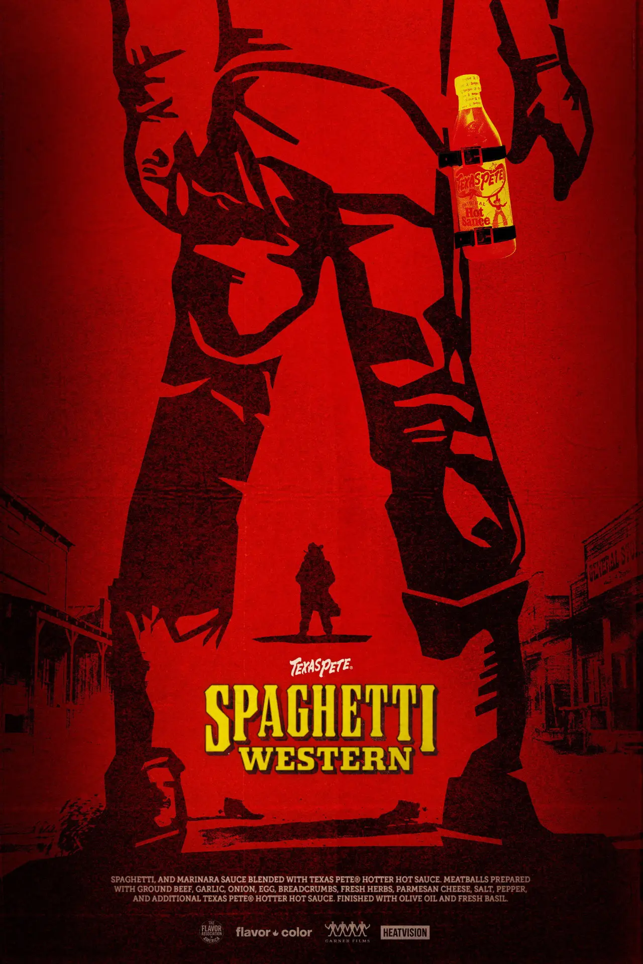 Plakat filmowy "Texas Pete Spaghetti Western"