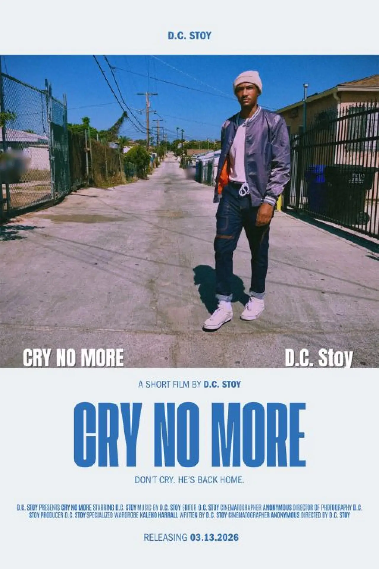 Plakat filmowy "Cry No More"