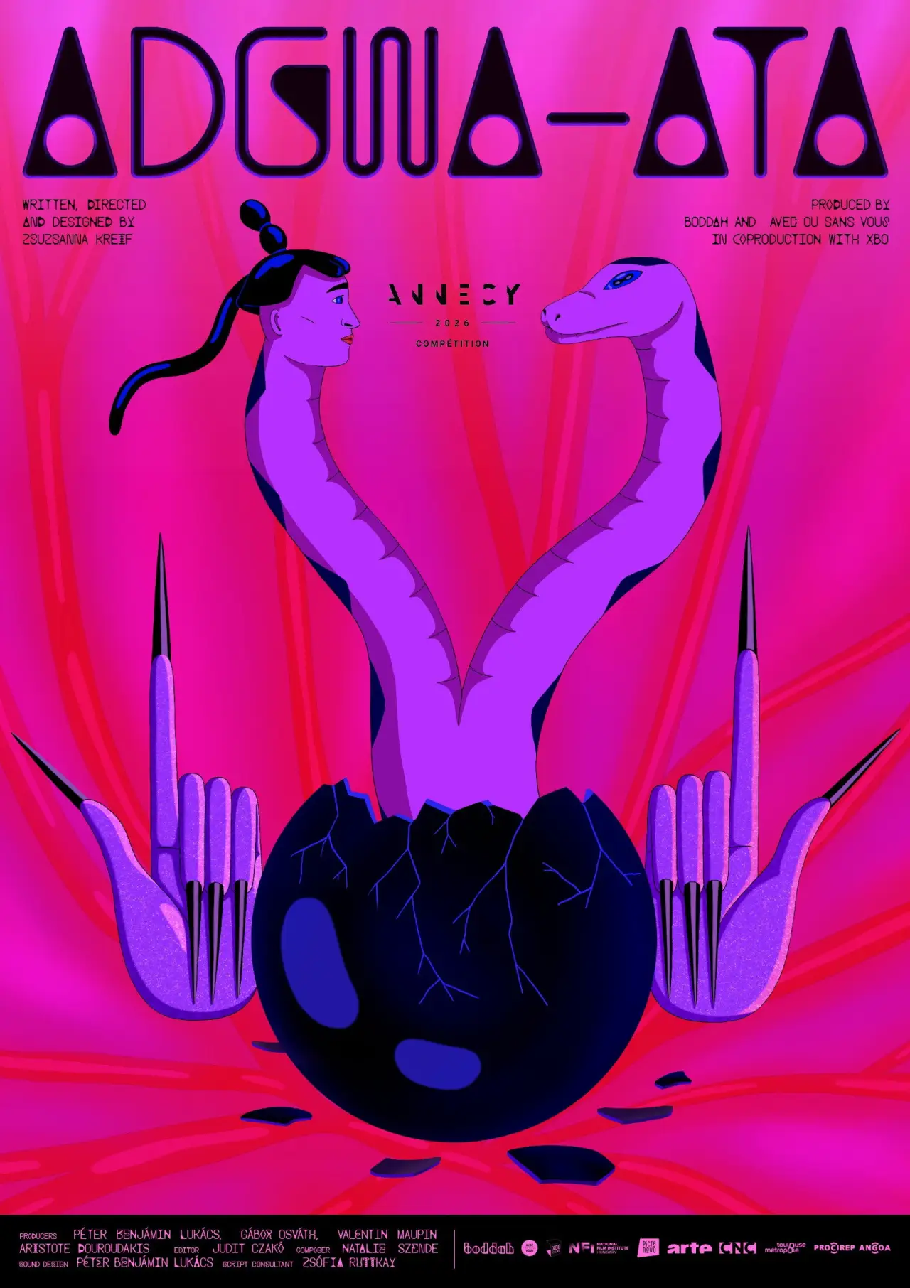 Plakat filmowy "Adgwa-Ata"