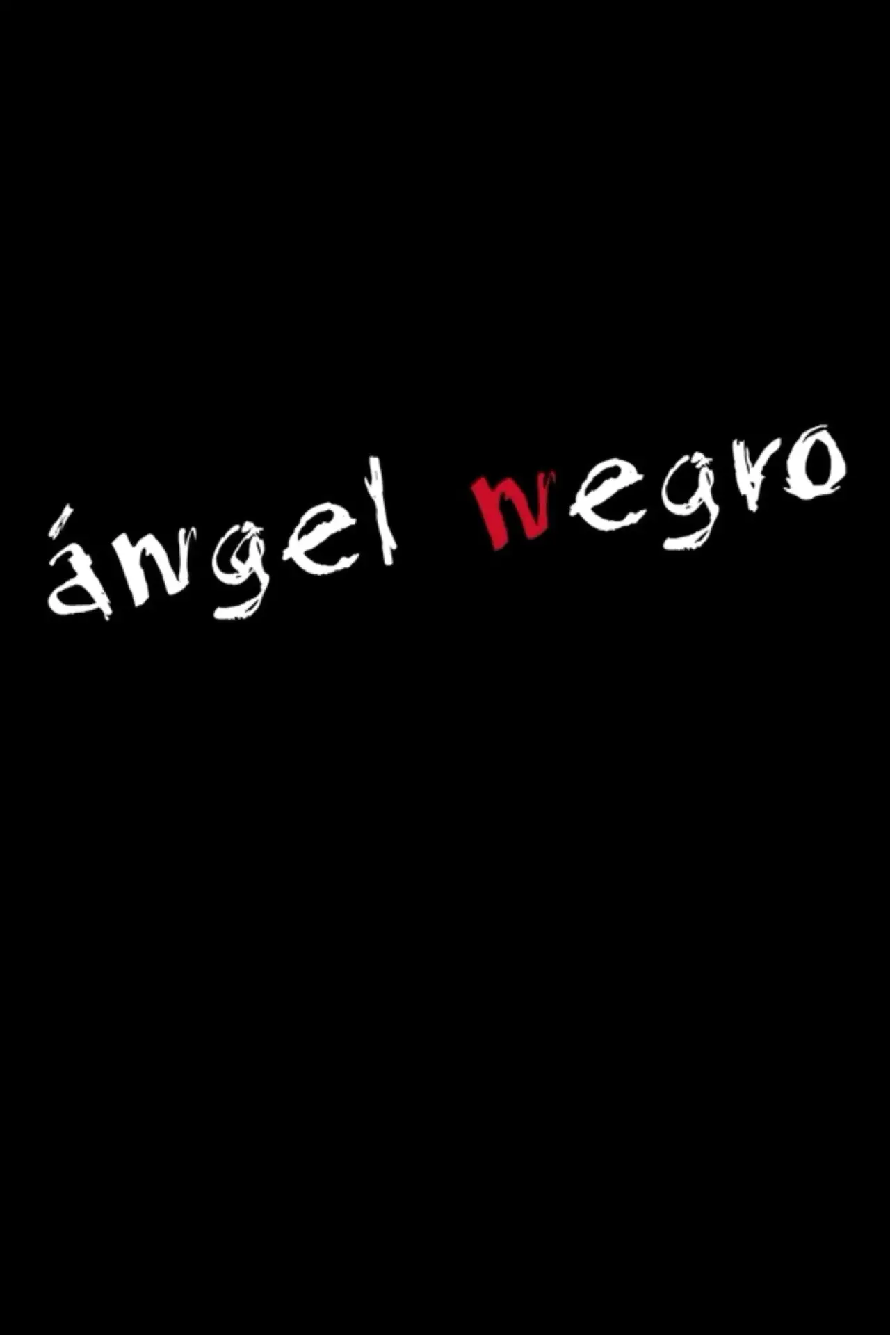 Plakat filmowy "Ángel negro"