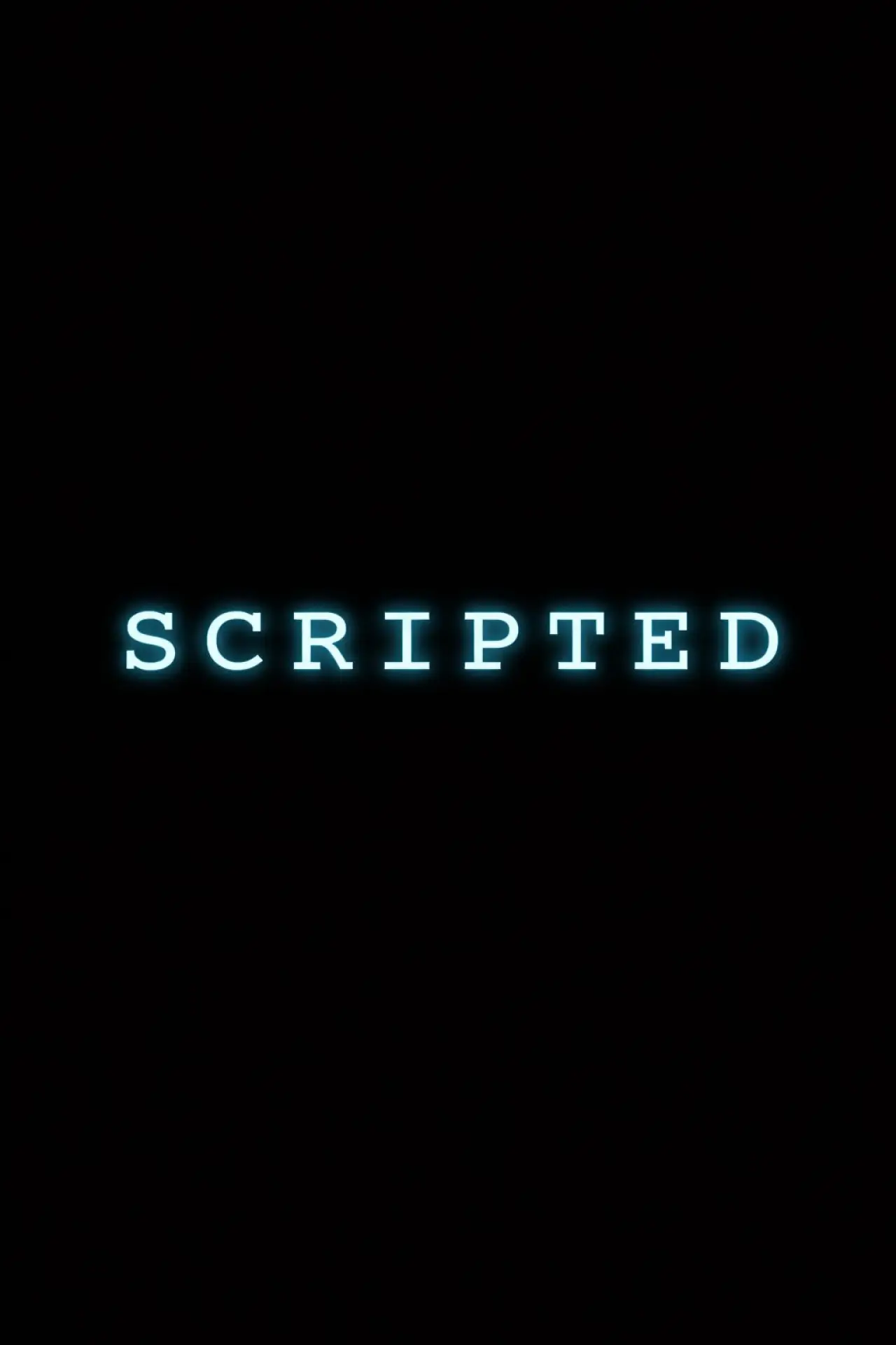 Plakat filmowy "SCRIPTED"