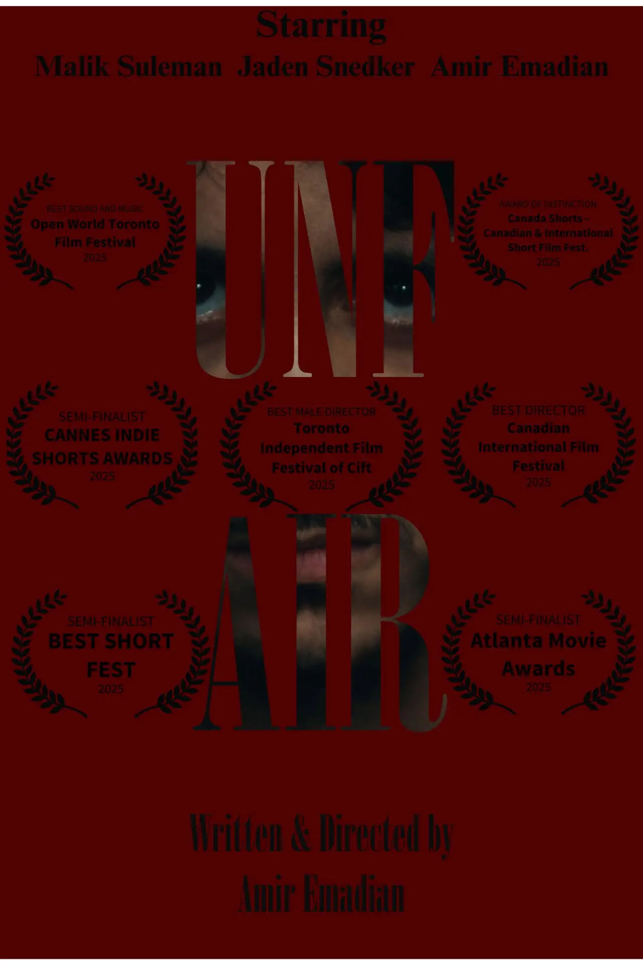 Plakat filmowy "UNFAIR"