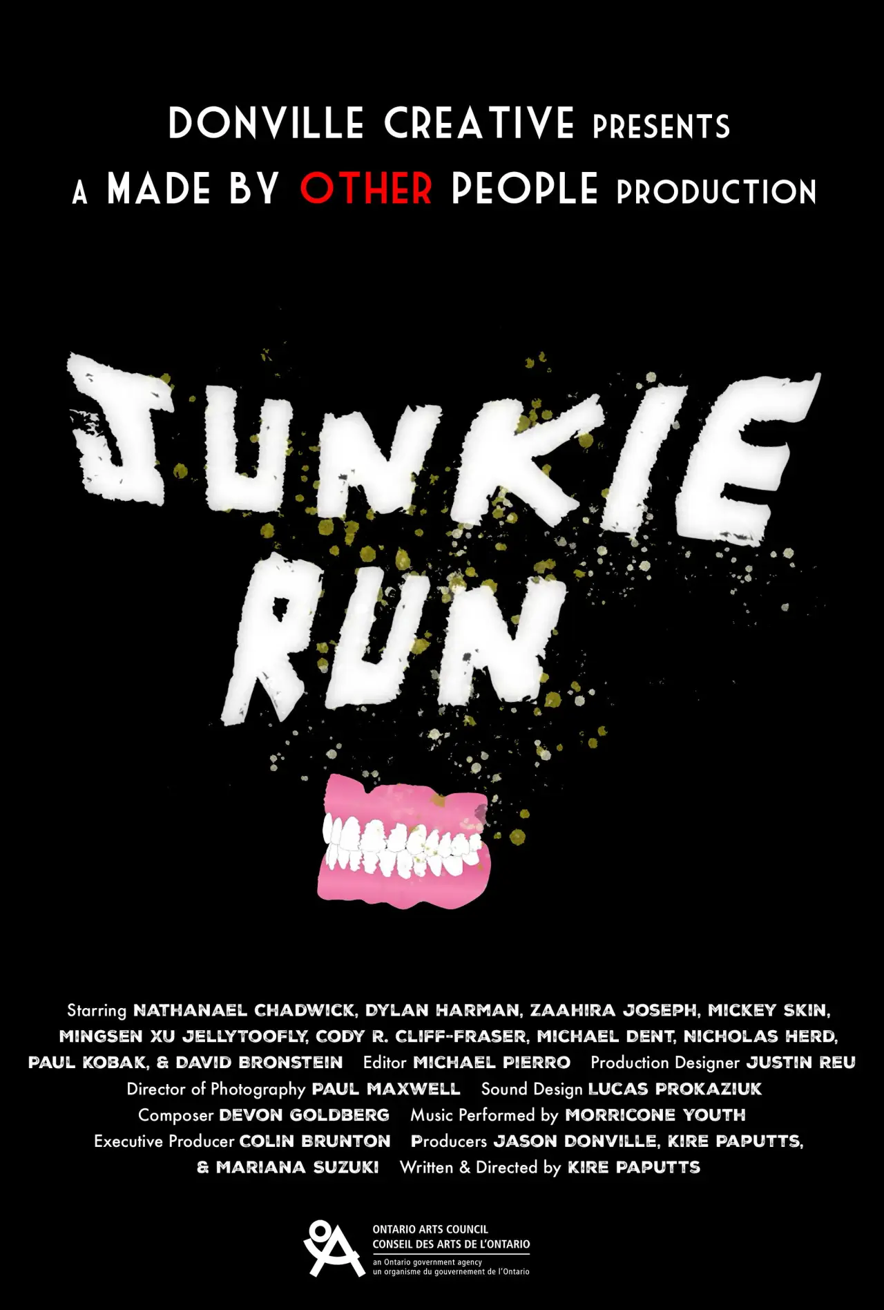 Plakat filmowy "Junkie Run"