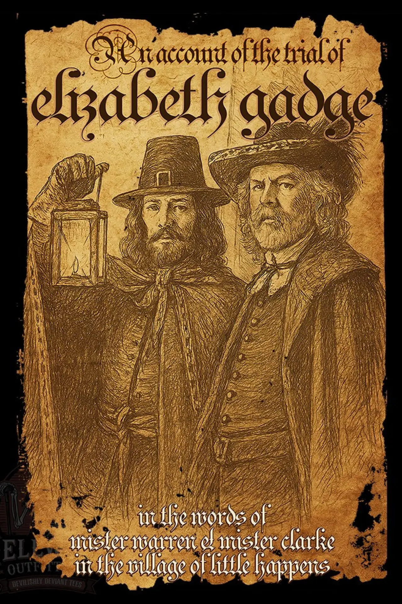 Plakat filmowy "The Trial of Elizabeth Gadge"