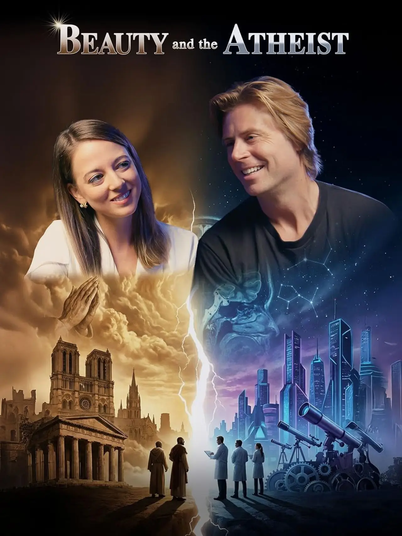 Plakat filmowy "Beauty and the Atheist"