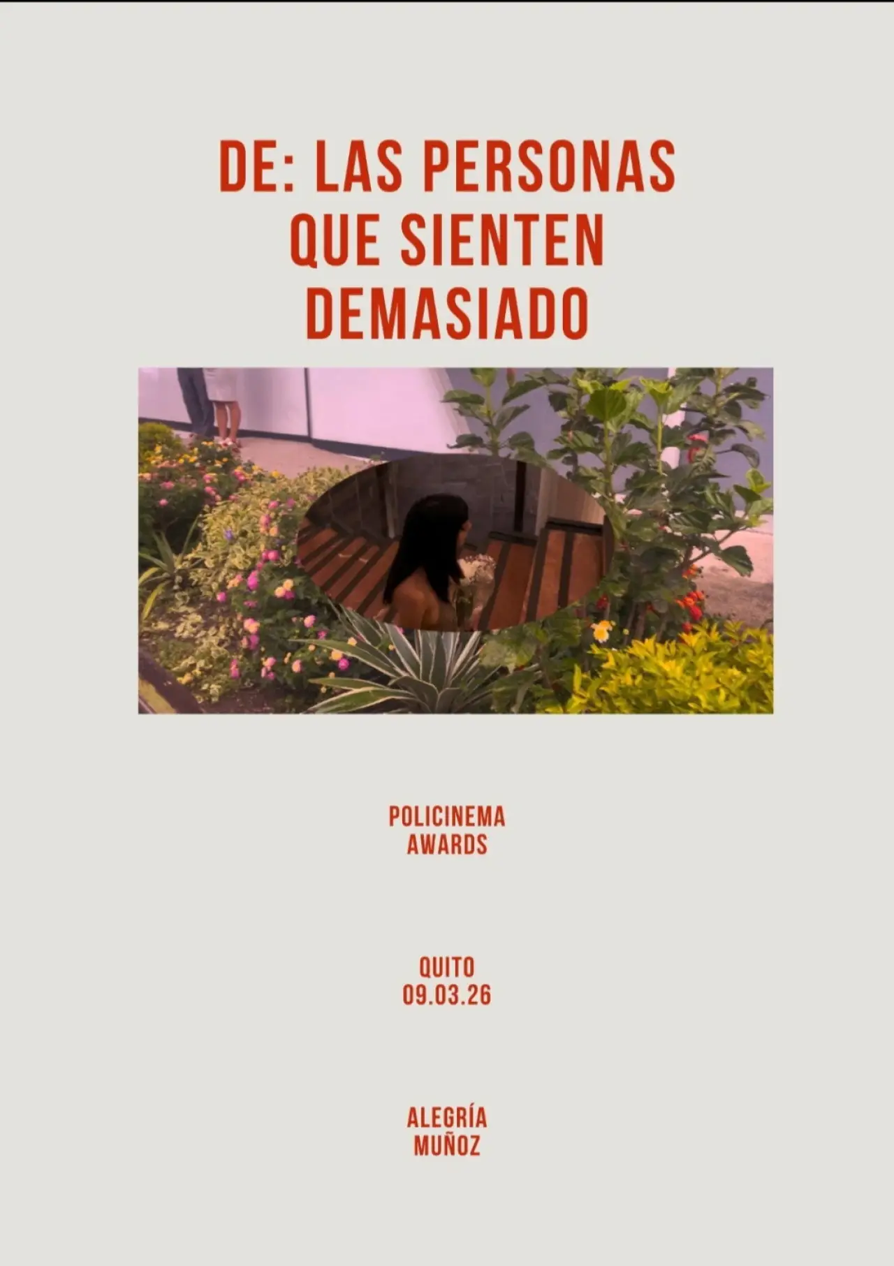 Plakat filmowy "De las personas que sienten demasiado"