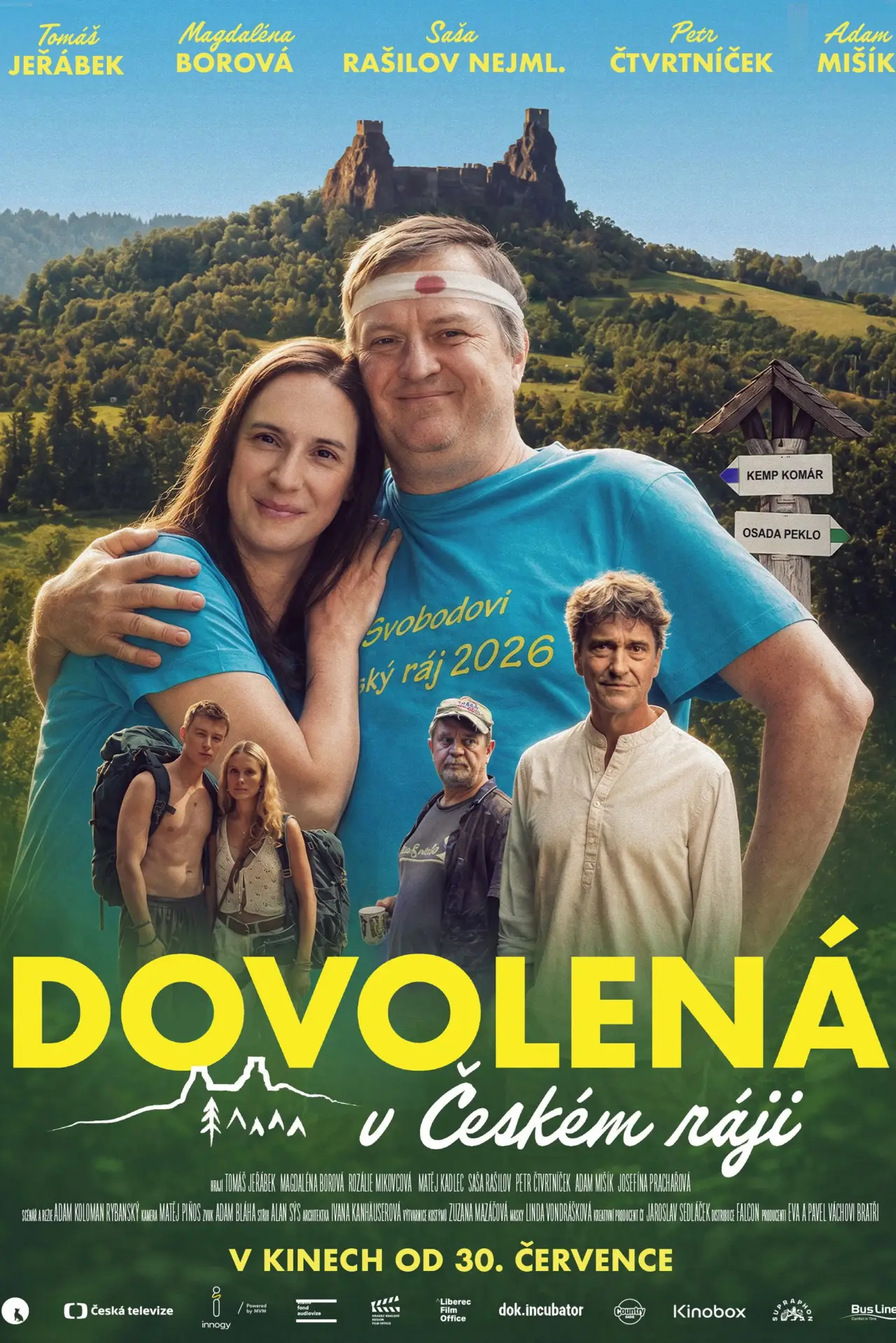 Plakat filmowy "Dovolená v Českém ráji"
