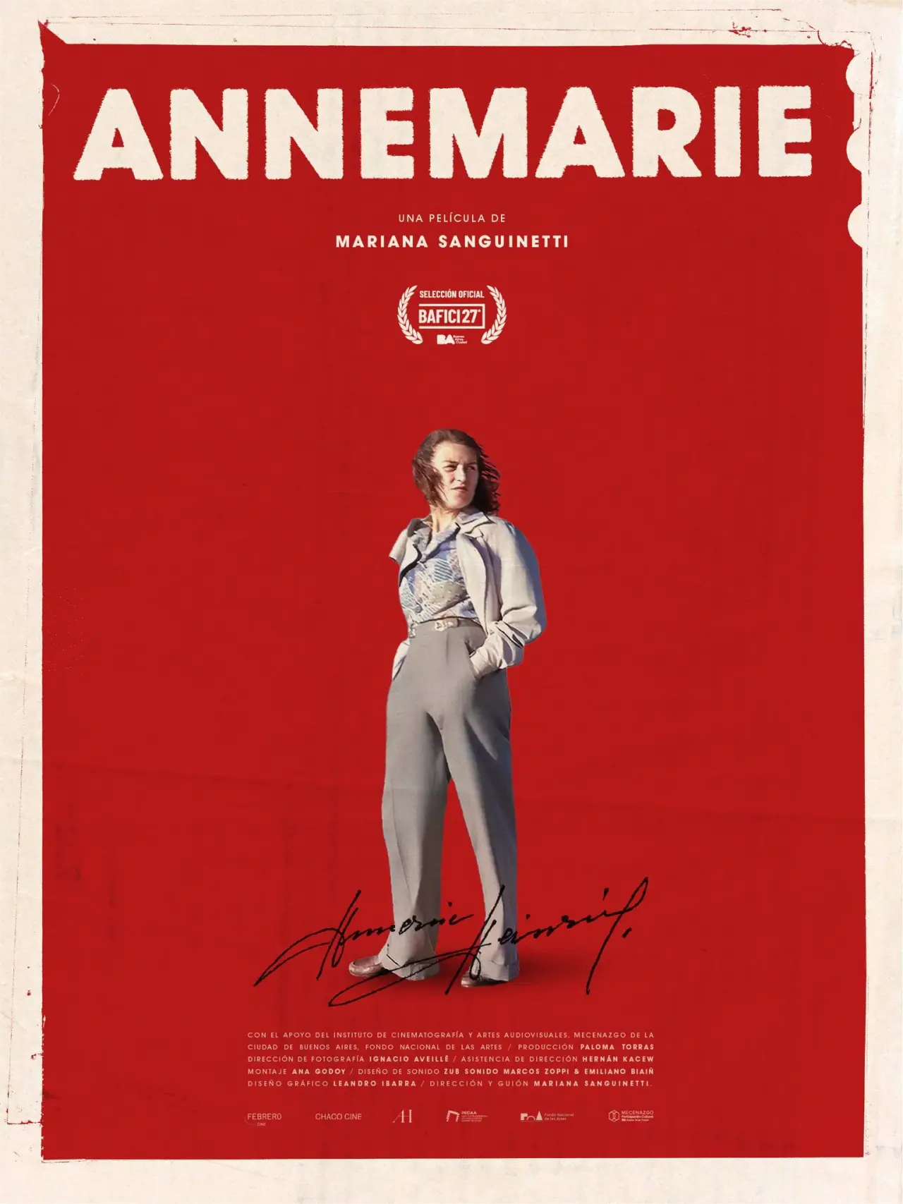 Plakat filmowy "Annemarie"