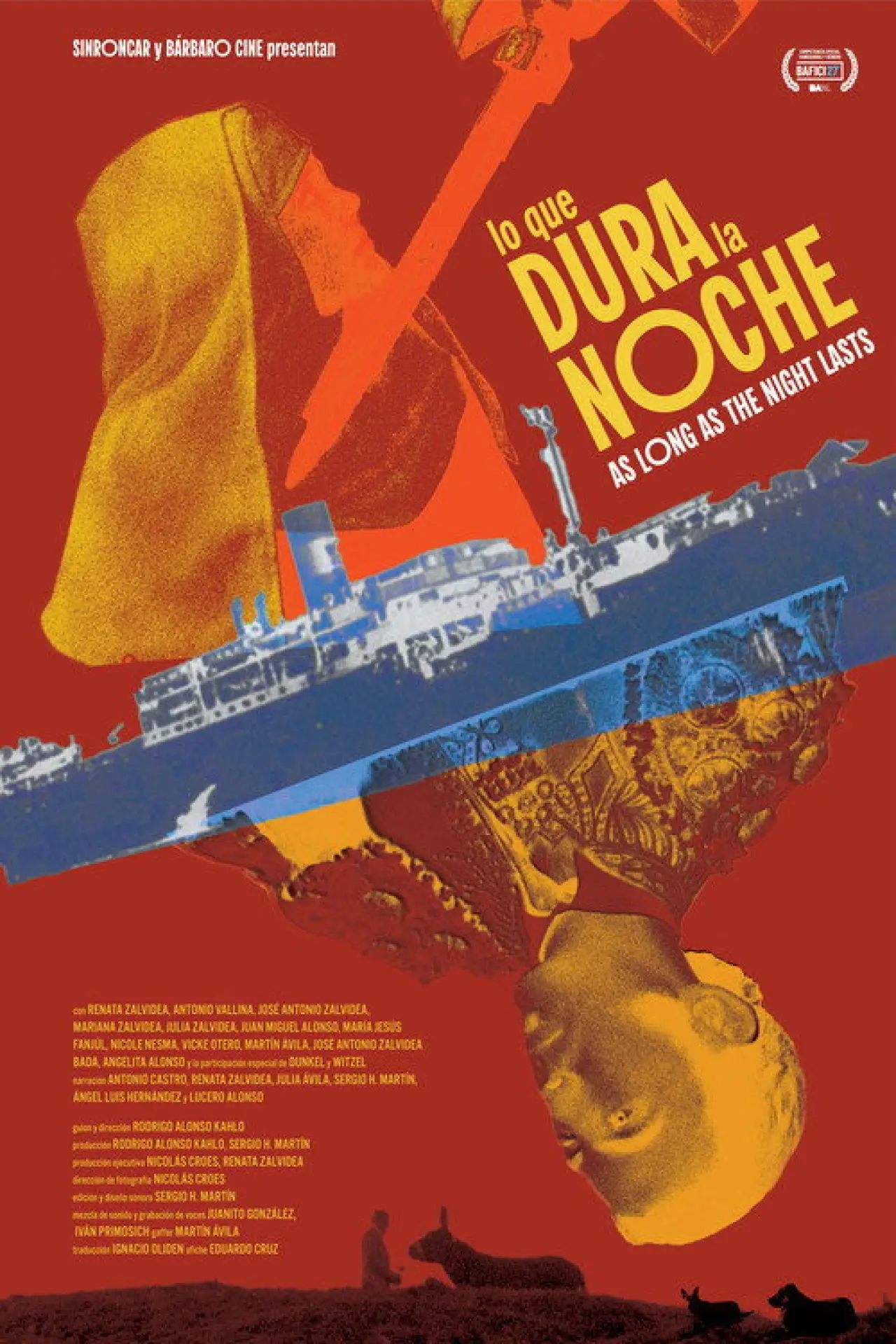 Plakat filmowy "Lo que dura la noche"