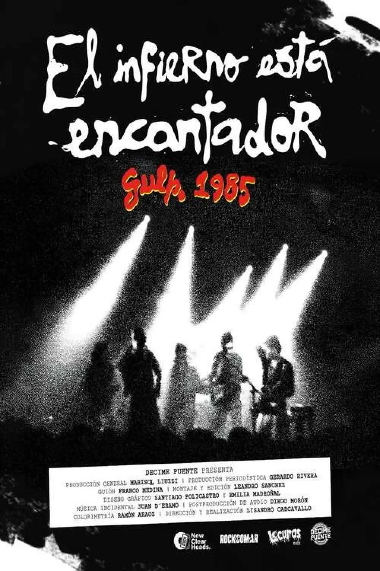 Plakat filmowy "El infierno está encantador - Gulp. 1985"
