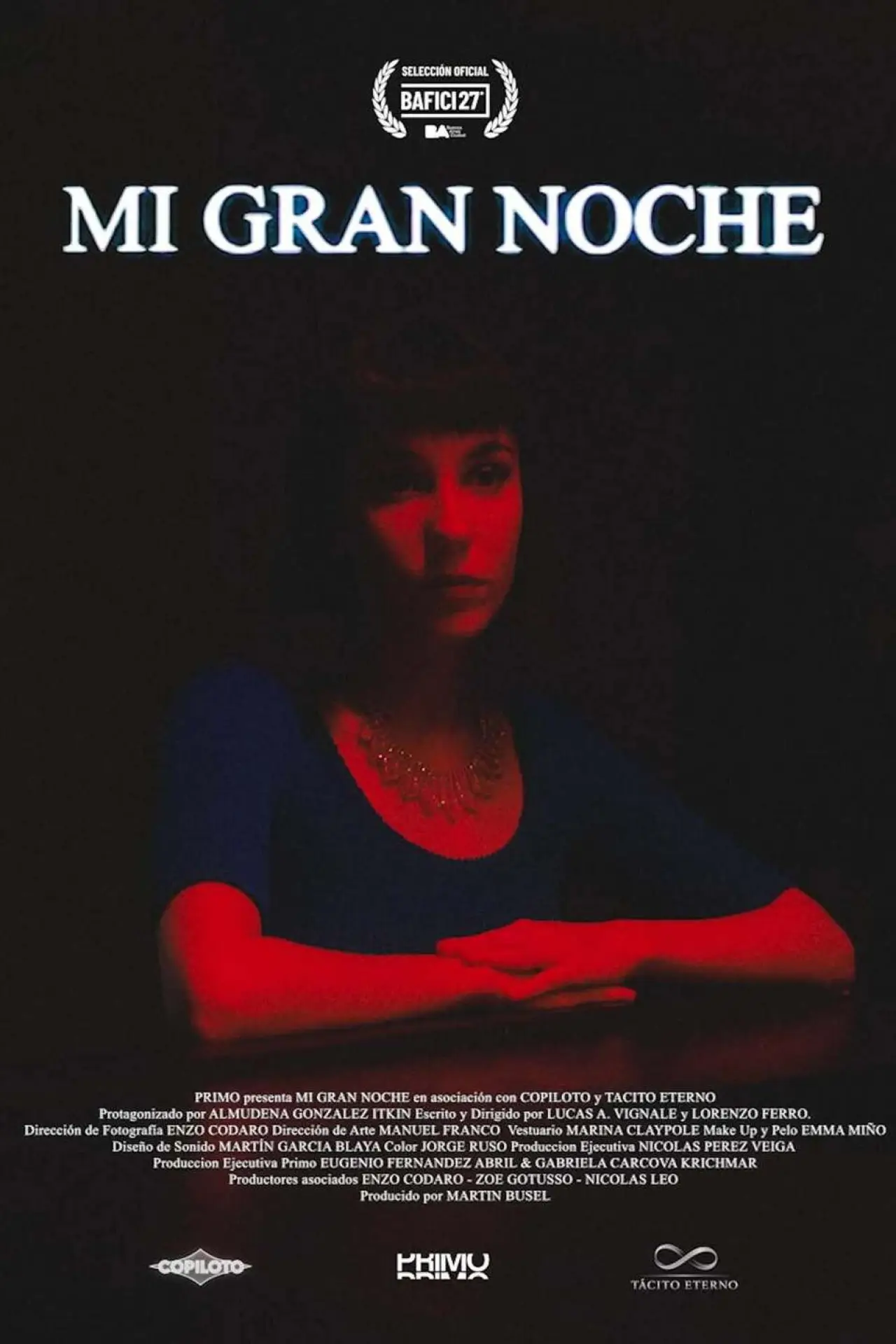 Plakat filmowy "Mi gran noche"