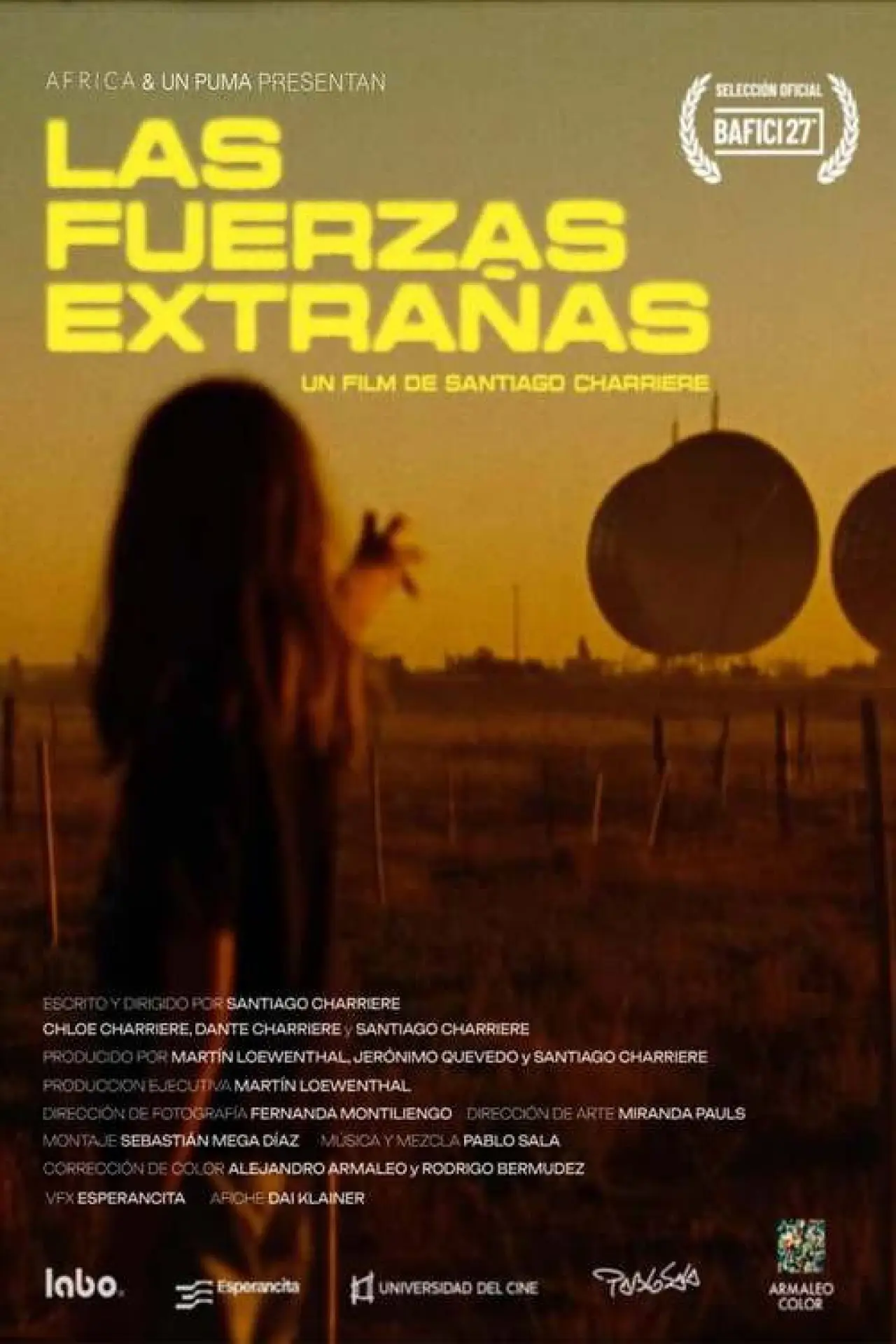 Plakat filmowy "Las fuerzas extrañas"