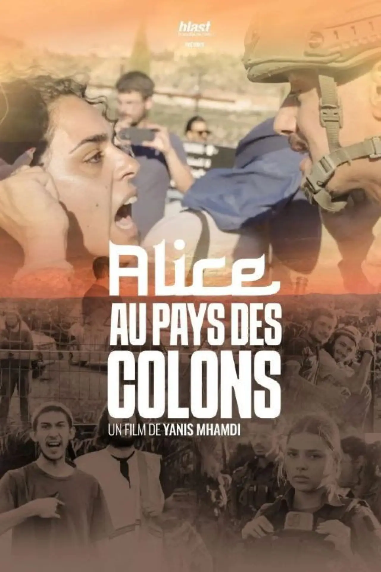 Plakat filmowy "Alice au pays des colons"