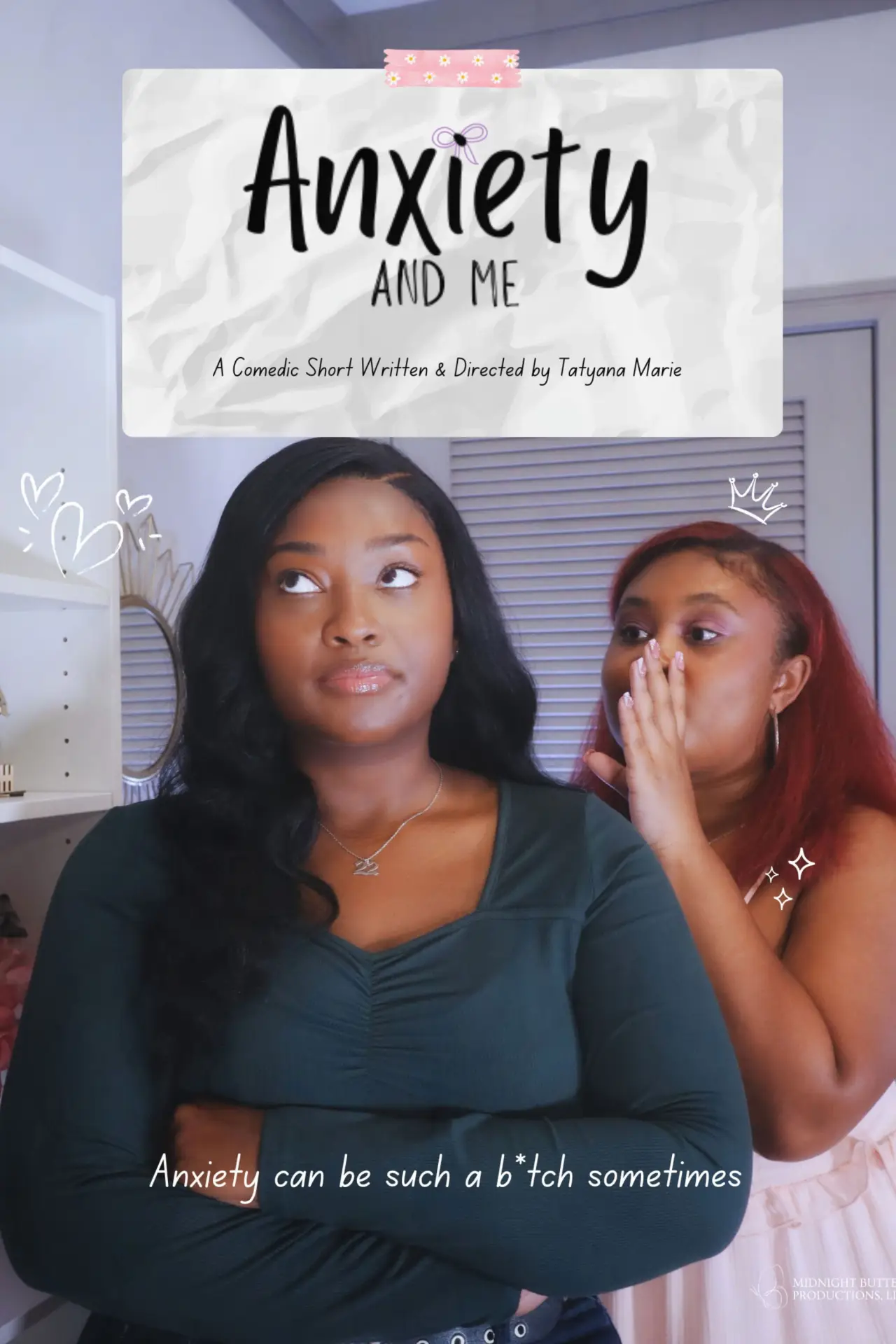 Plakat filmowy "Anxiety & Me"