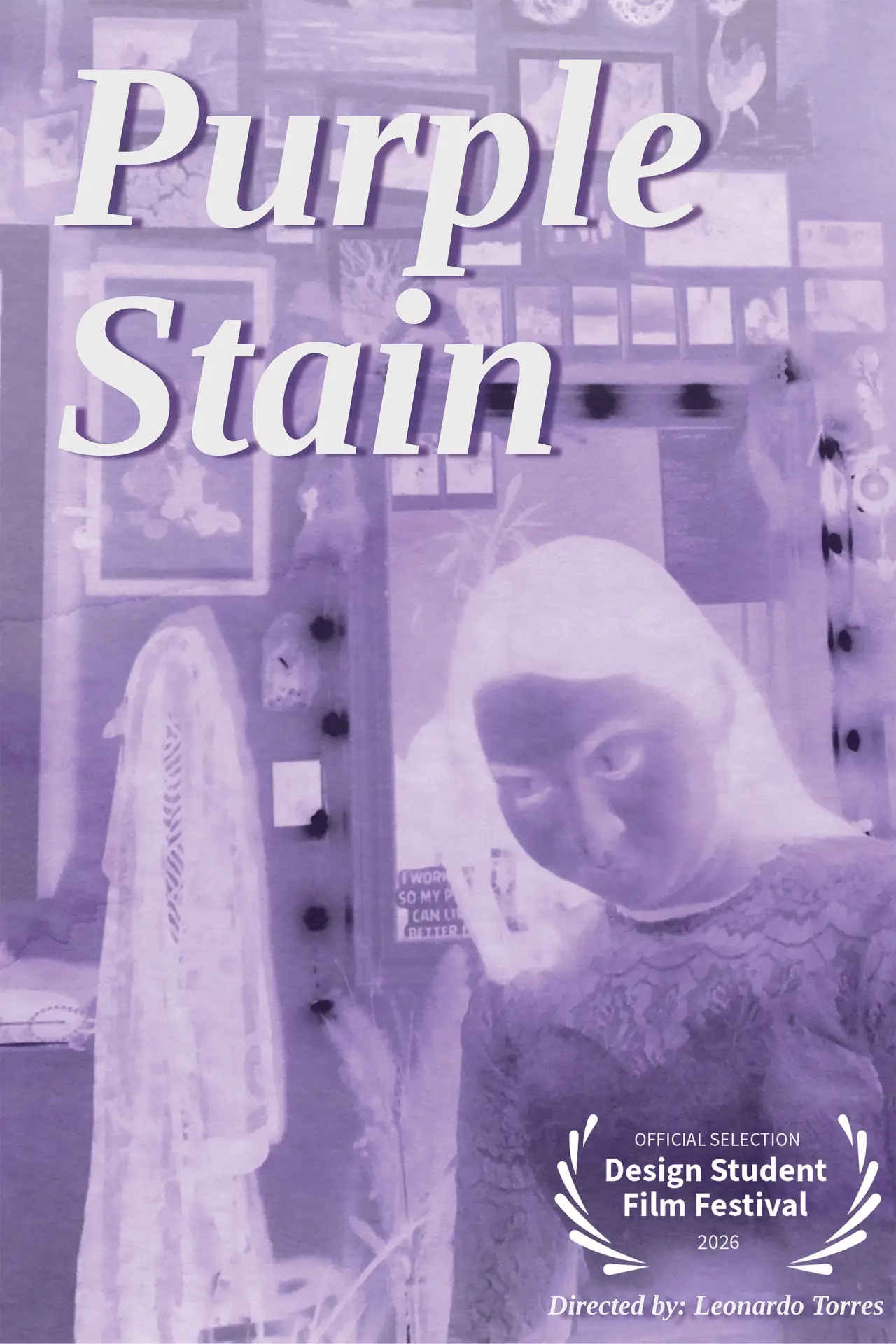 Plakat filmowy "Purple Stain"