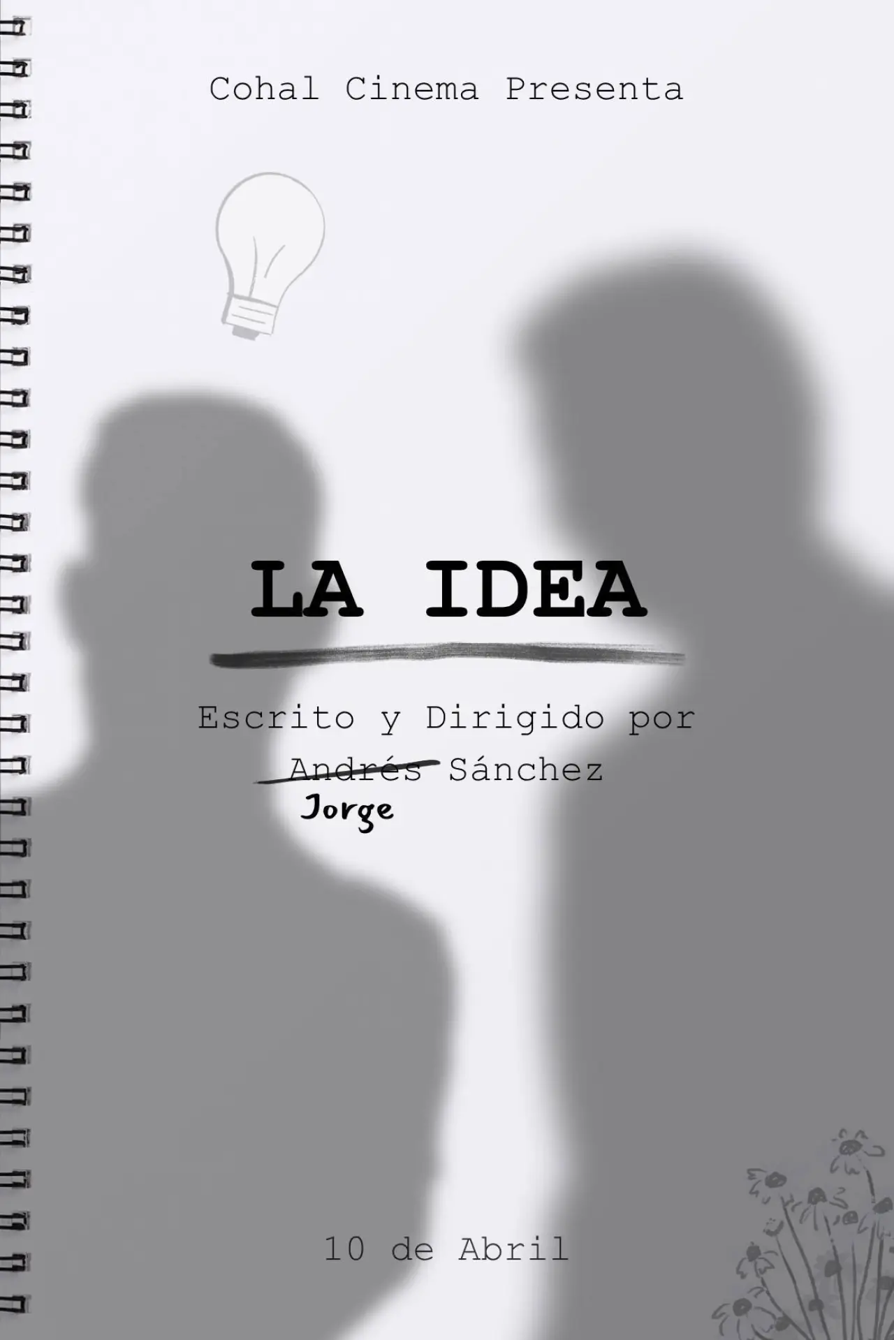 Plakat filmowy "La Idea"