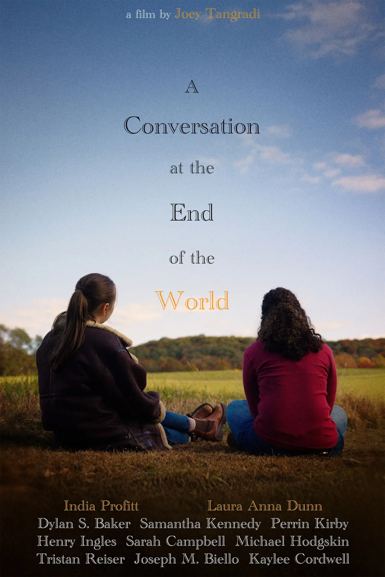 Plakat filmowy "A Conversation at the End of the World"